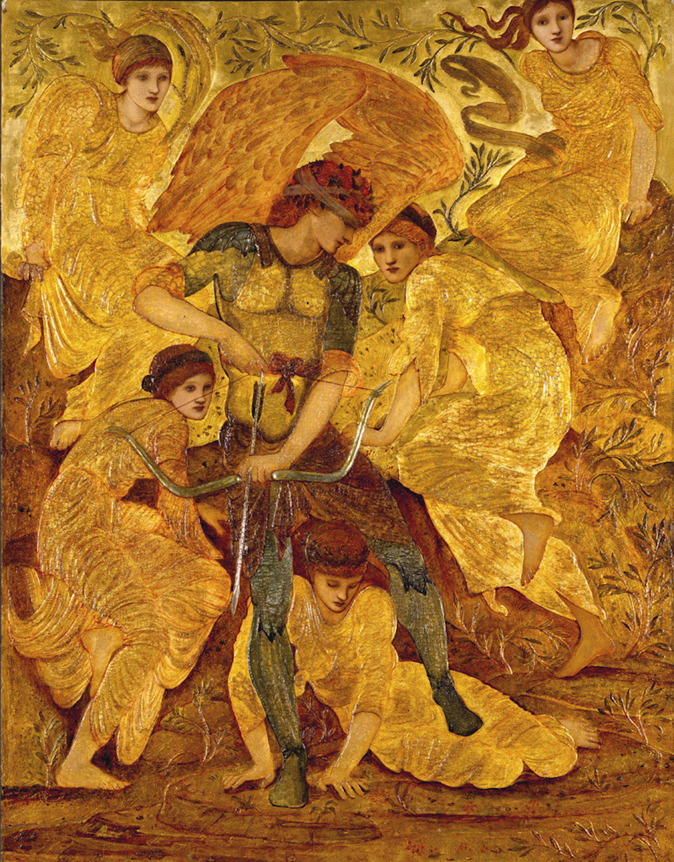 Охотничьи угодья Купидона by Эдвард Бёрн-Джонс - 1880 - 99.7 x 76.5 см 