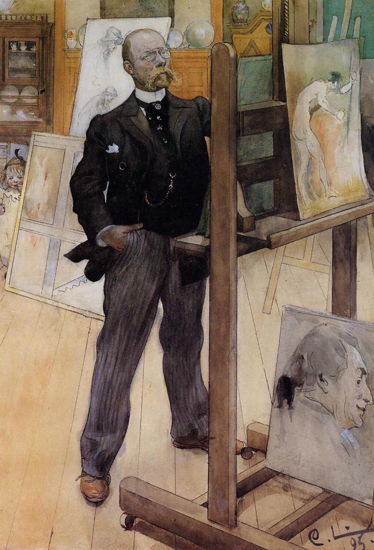 Carl Larsson - 28 de Maio, 1853 - 22 de Janeiro, 1919