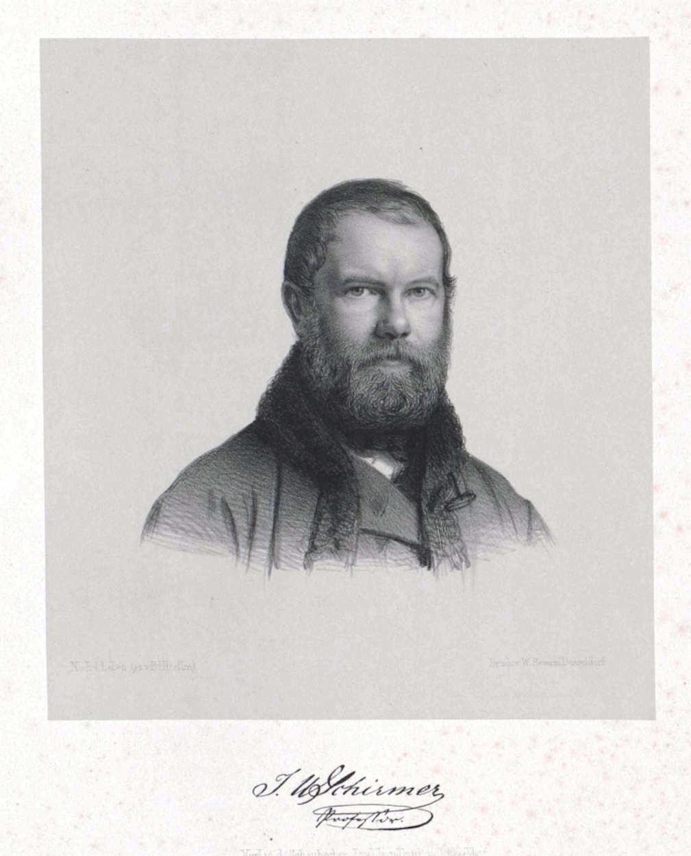 Johan Wilhelm Schirmer - 5. September 1807 - 11. September 1863
