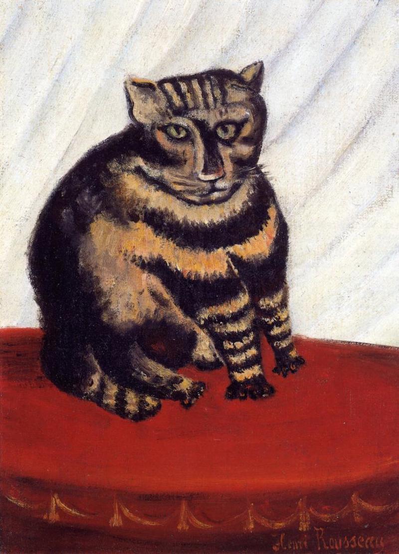 The Tabby by Henri Rousseau - 1863 - - private collection
