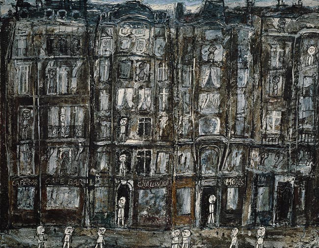 Apartment Houses, Paris by Jean Dubuffet - 1946 - - private collection