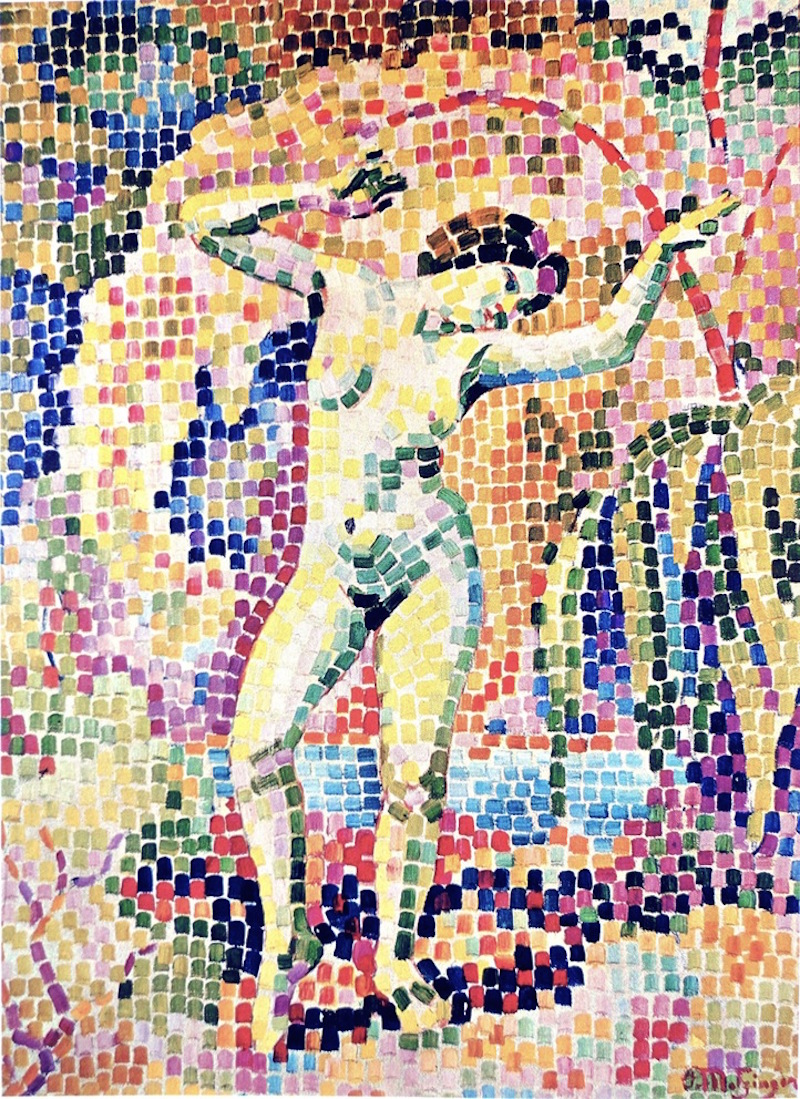 舞蹈，酒神巴克斯的女祭司 by Jean Metzinger - 大約1906 - 73 × 54 厘米 