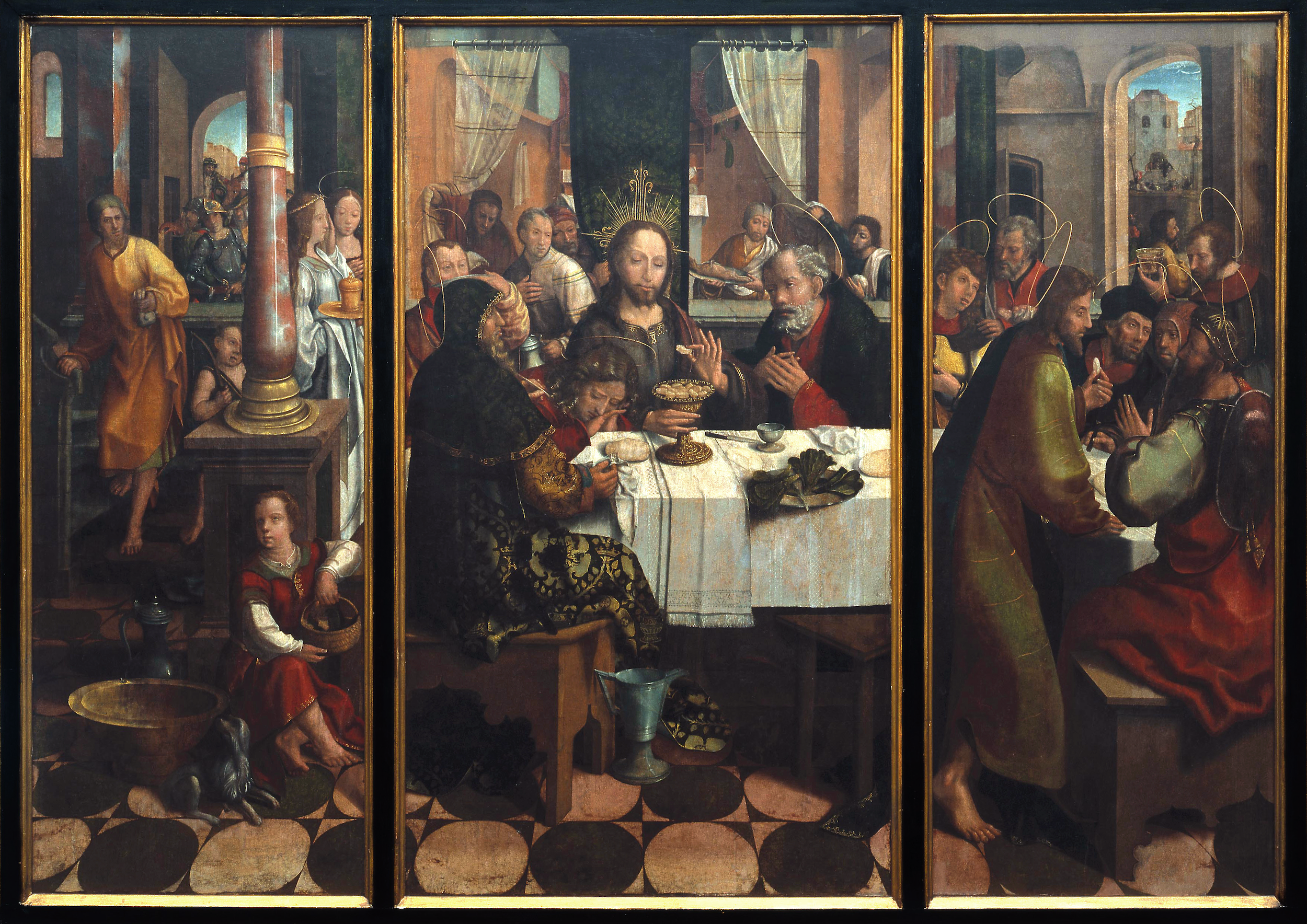 Última Ceia (The Last Supper) by Grão Vasco - 1501-1506 - 131 × 81 cm Europeana