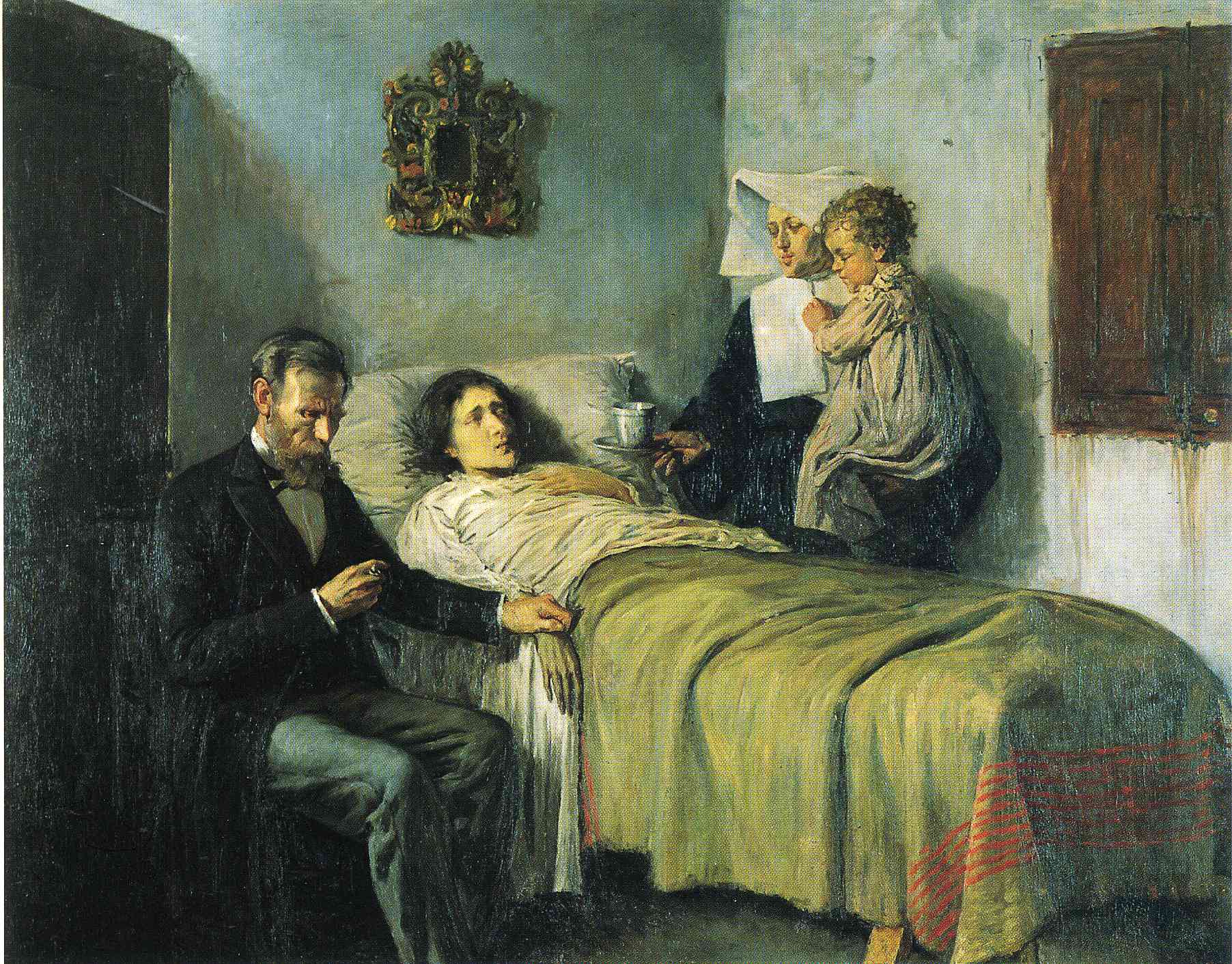 Tudomány és jótékonyság by Pablo Picasso - 1897 - 197 x 249,5 cm 