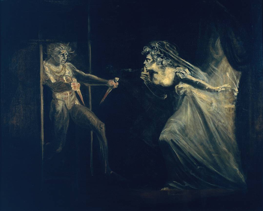 Η λαίδη Μάκβεθ αρπάζει τα στιλέτα by Henry Fuseli - 1812 - 101,6 x 127 εκ. 