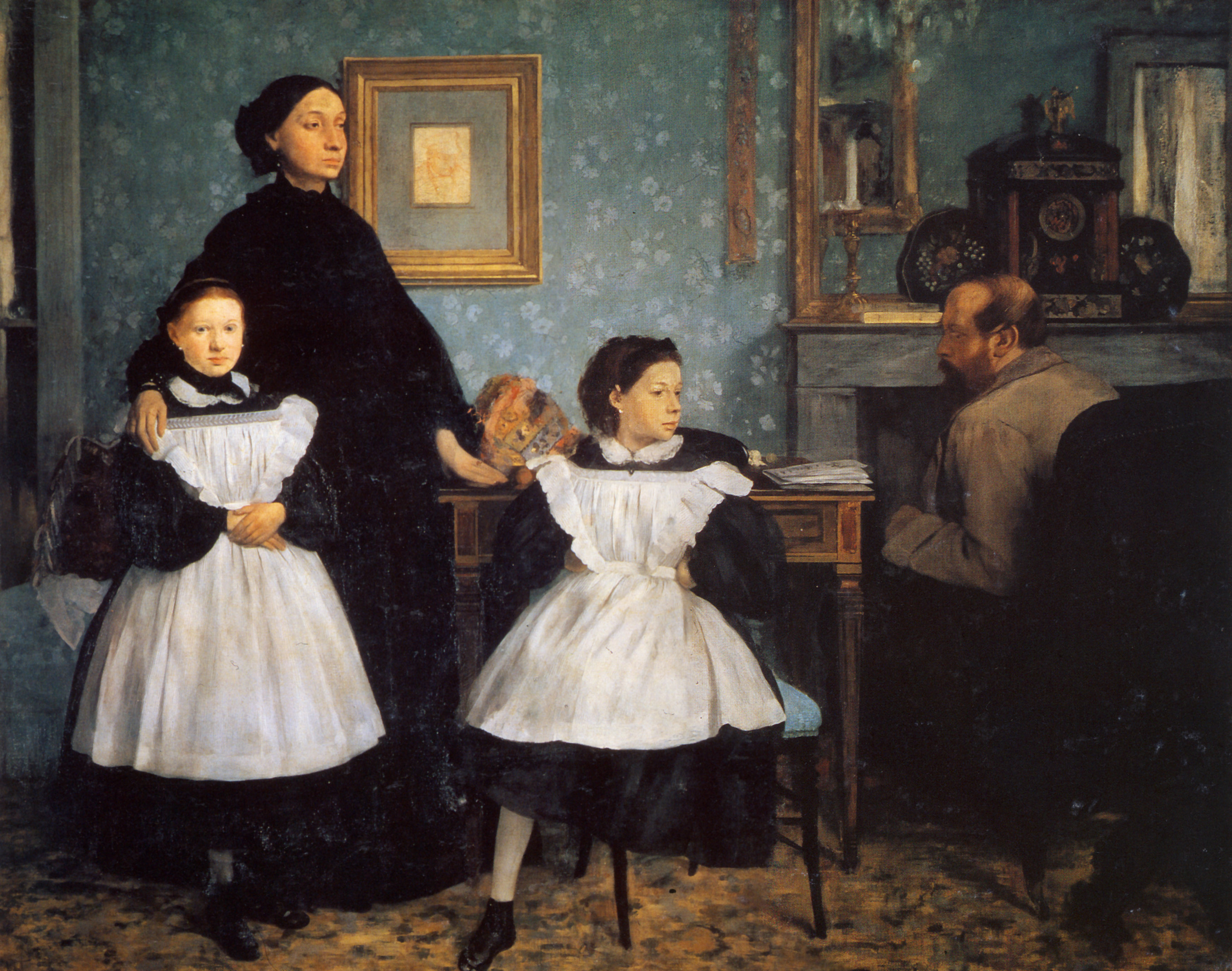 贝莱利家族 by 埃德加 德加 - 1860-1862 - 200 x 250 cm 