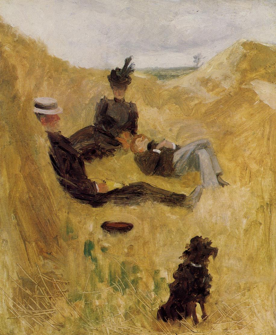 Ülkedeki Parti by Henri de Toulouse-Lautrec - 1882 - - özel koleksiyon