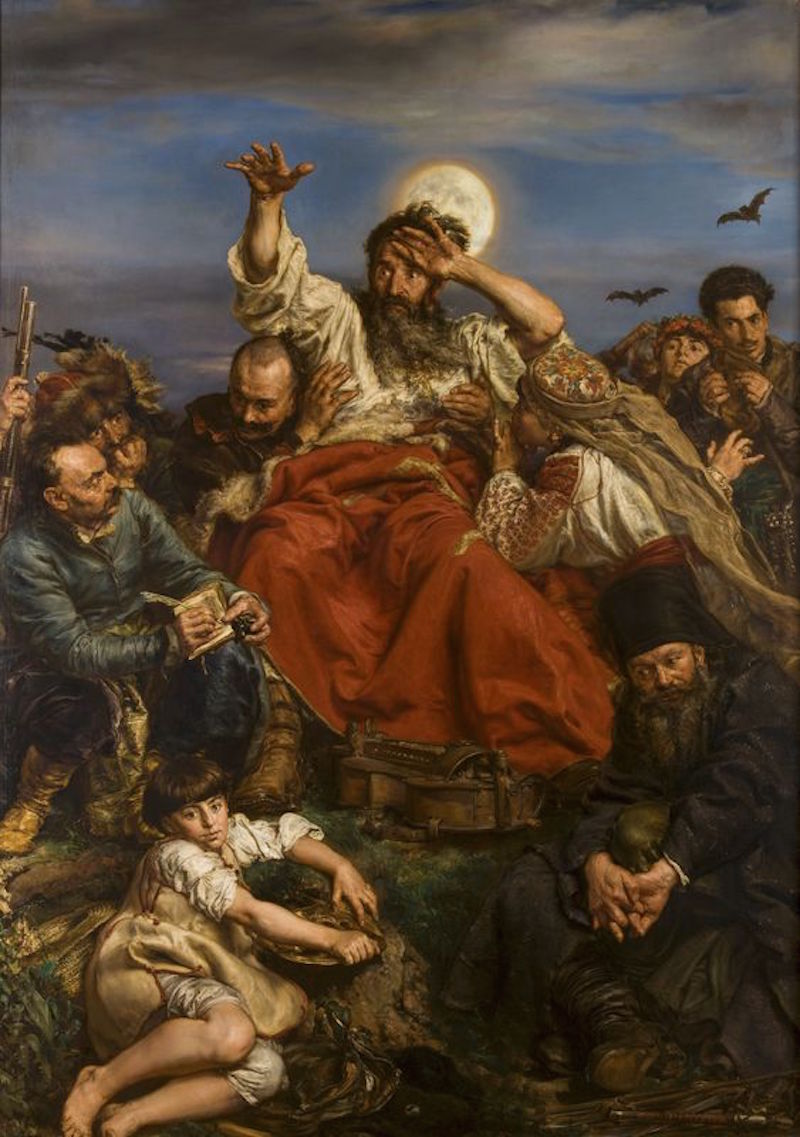 Wernyhora by Jan Matejko - 1884 - 290 x 204 cm National Museum in Krakow