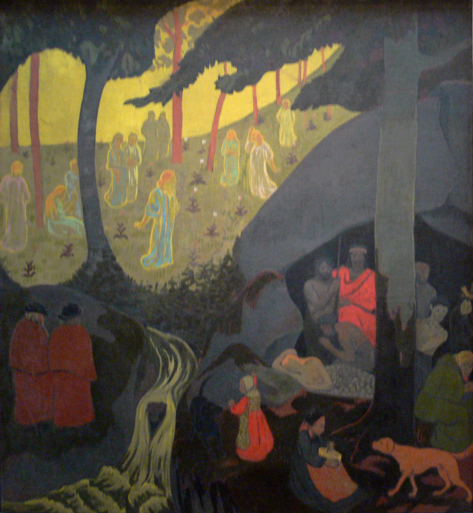 凯尔特传说 by 保罗 塞鲁西耶 - 1894 - 110.8 x 101 cm 达拉斯艺术博物馆