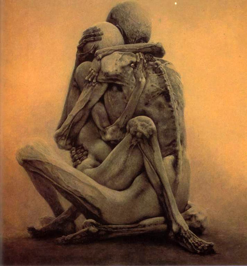 Fara titule by Zdzisław Beksiński - 1984 - 98.5 x 101 cm 