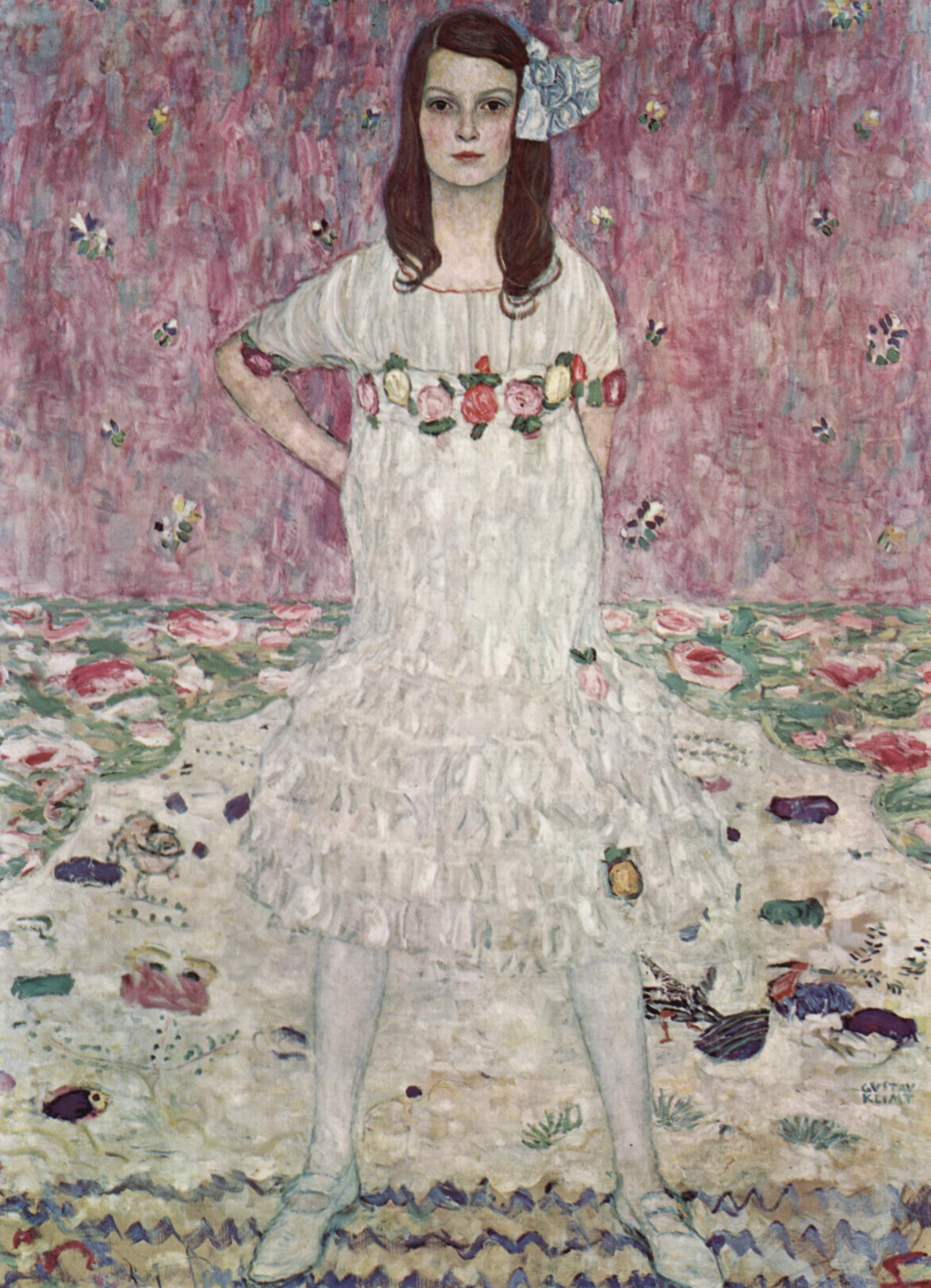 玛丹·普利马威西 by 古斯塔夫· 克林姆特画 - 1912 - 149.9 × 110.5 cm  