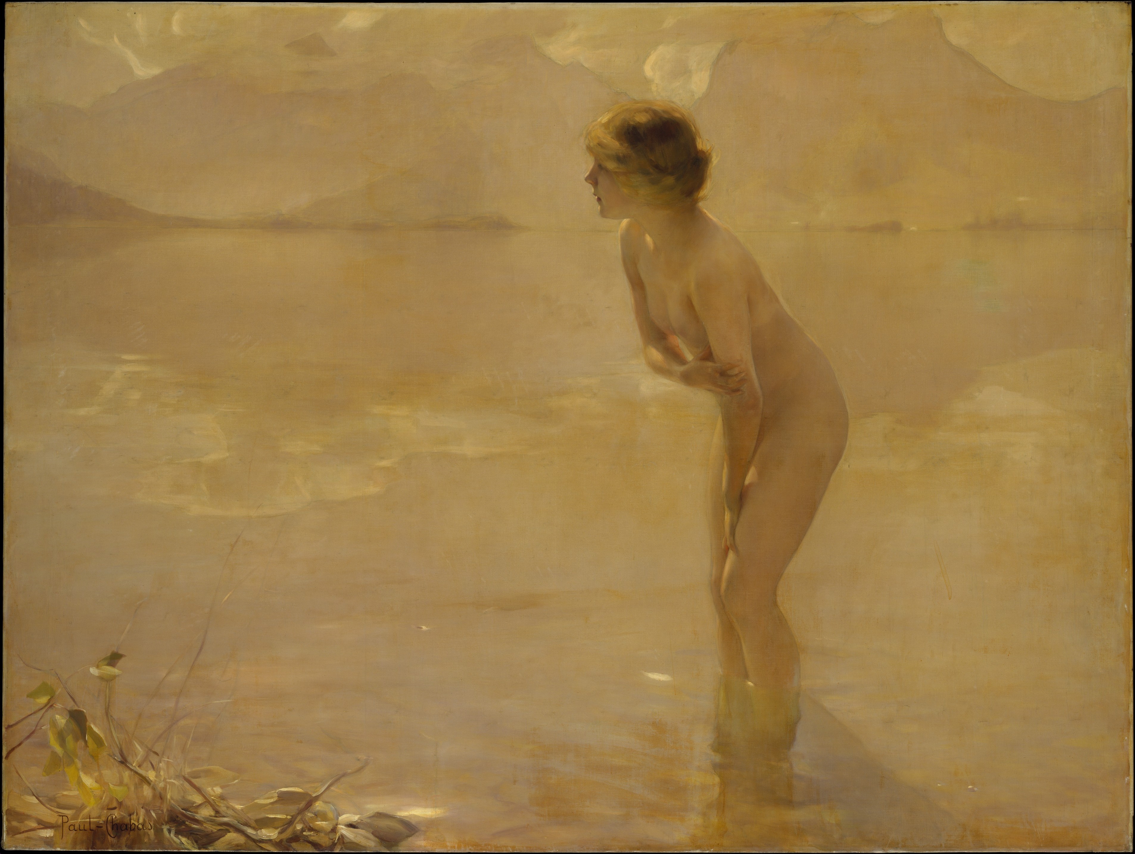 La mañana de Septiembre by Paul Chabas - 1910-1912 Museo Metropolitano de Arte