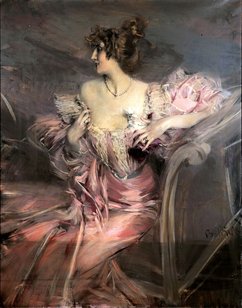 Marthe de Florian by Giovanni Boldini - 1898 - - private collection