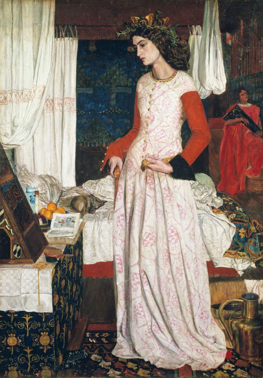 La Belle Iseult - Η όμορφη Ιζόλδη by William Morris - 1858 - 71,8 x 50,2 εκ. 