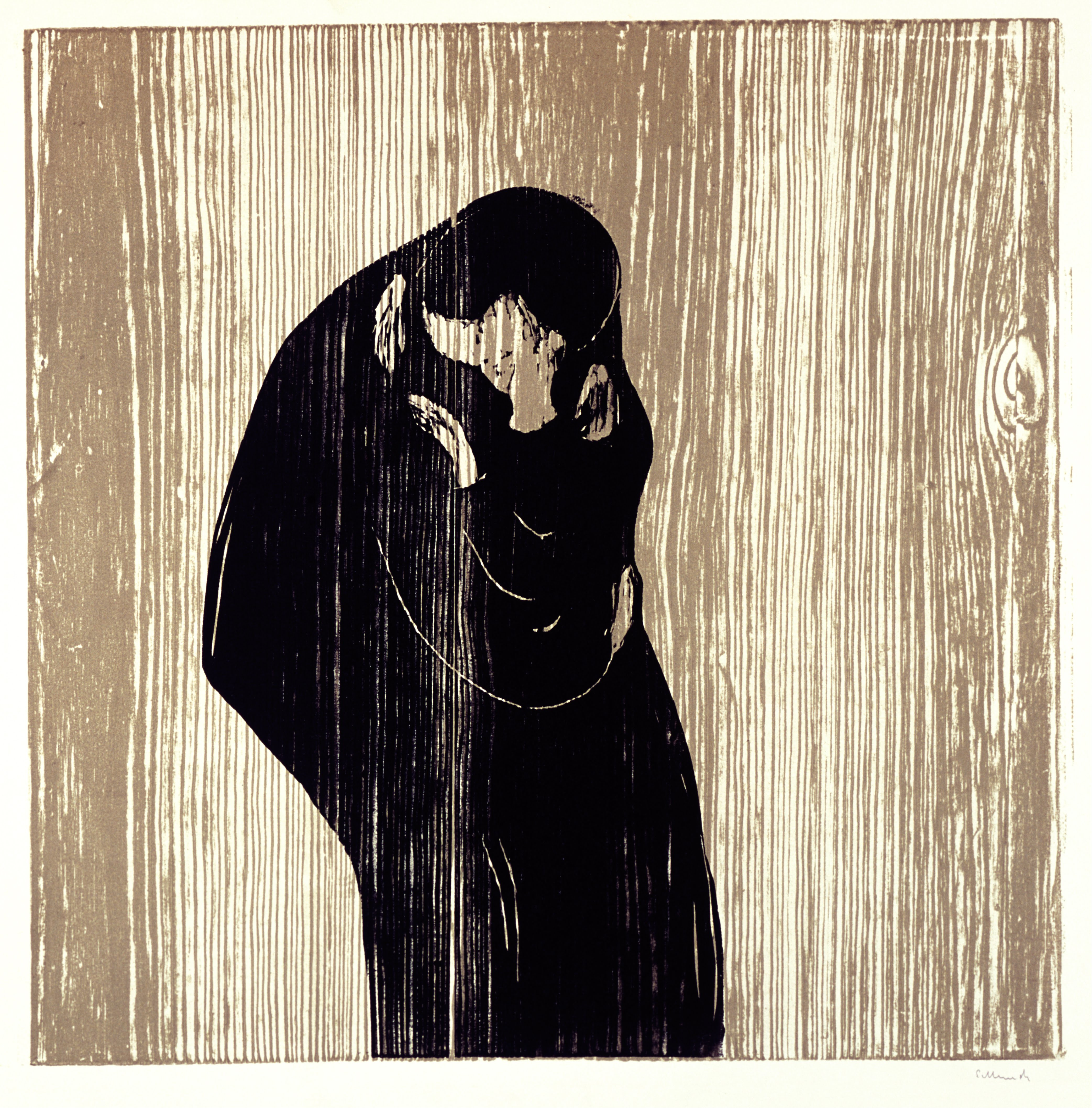 Il bacio IV by Edvard Munch - 1902 - 47 × 77 cm 