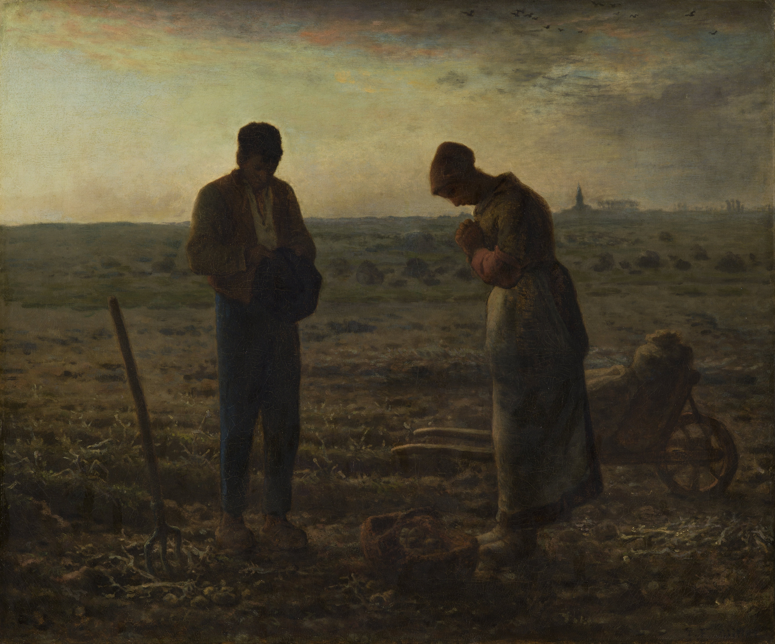 Η Προσευχή Άντζελους by Jean-François Millet - 1857-59 - 55.5 × 66 εκ. 