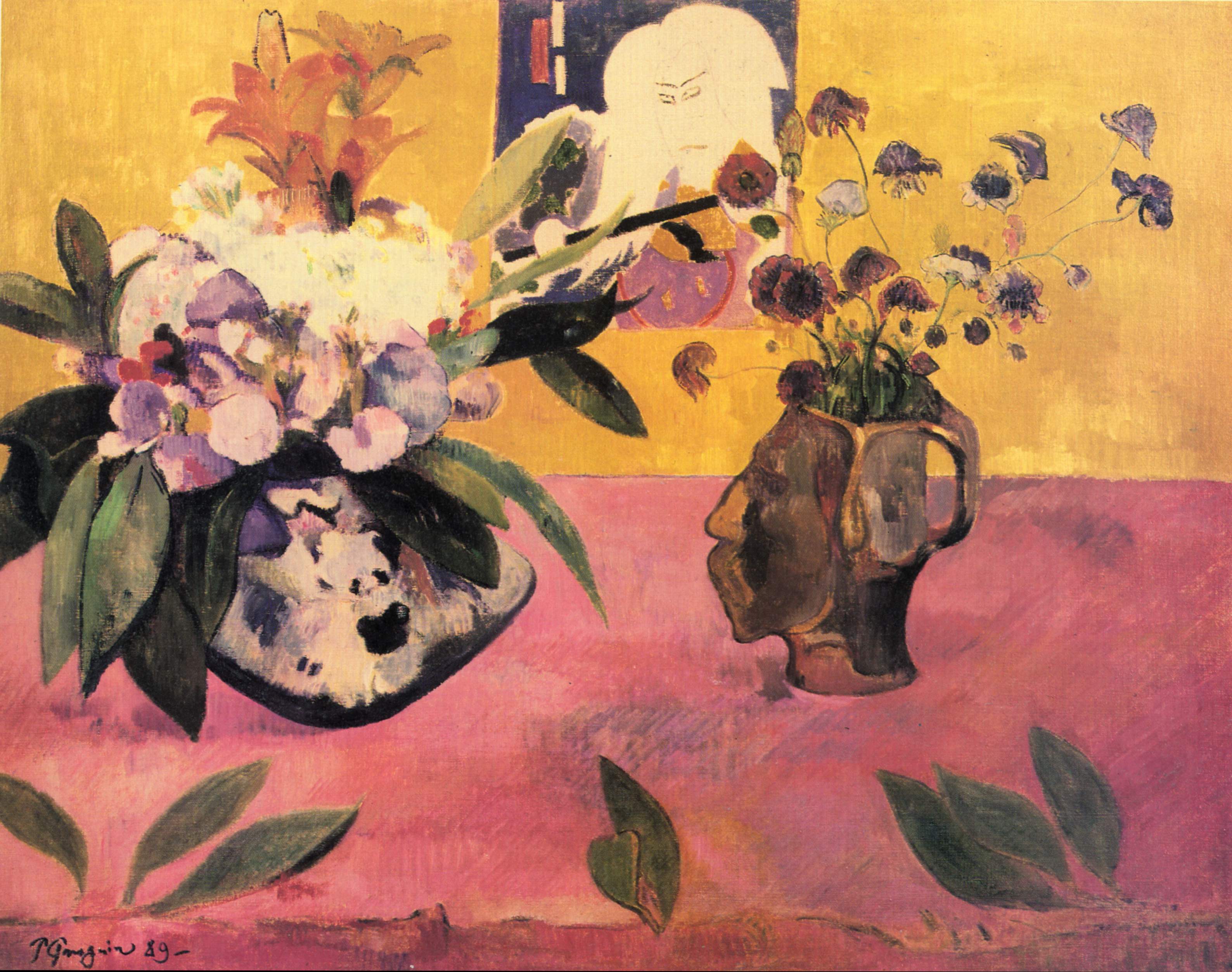 Nature morte à l'estampe japonaise by Paul Gauguin - 1889 - 72.4 × 93.7 cm 