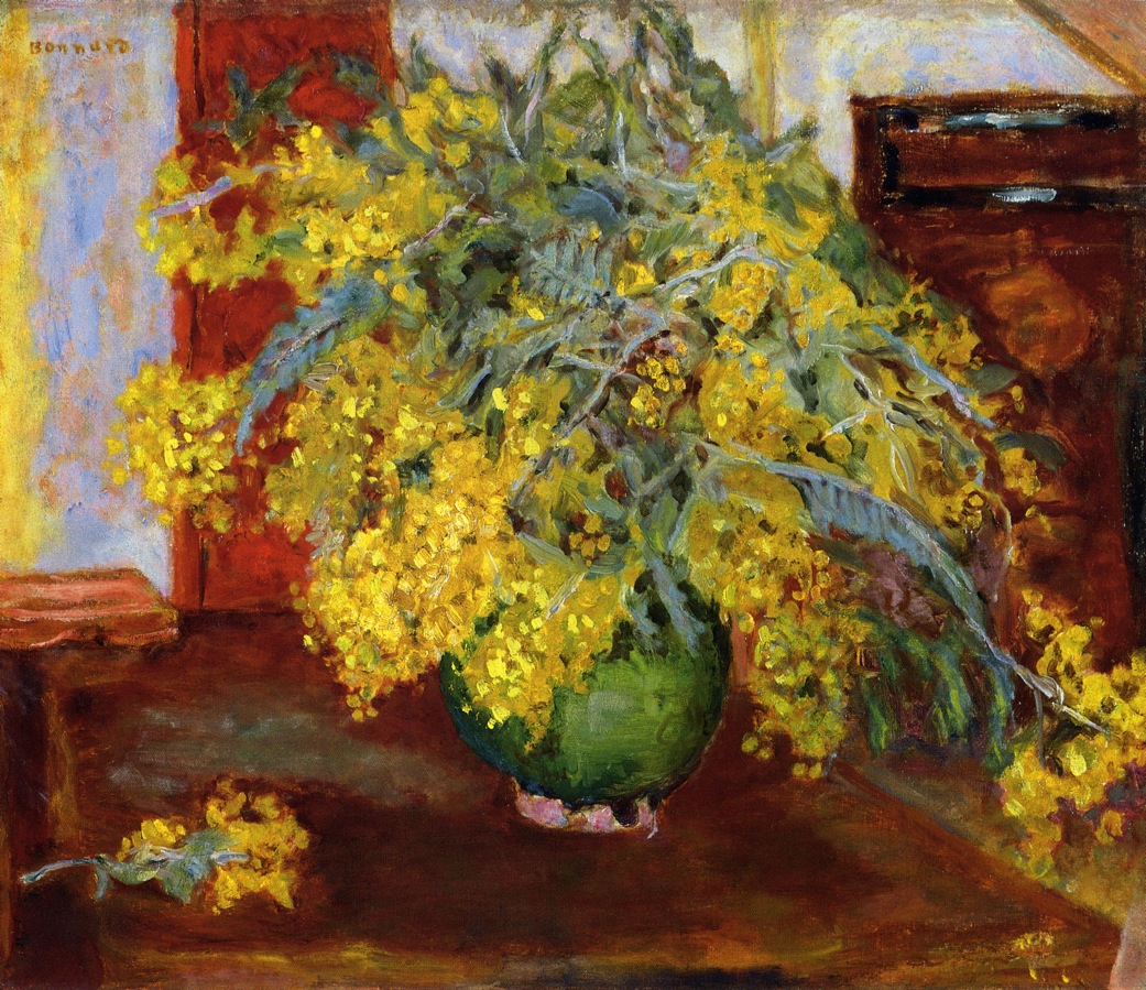 Mimosa by Pierre Bonnard - 1915 - 56.41 x 66.04 cm private collection