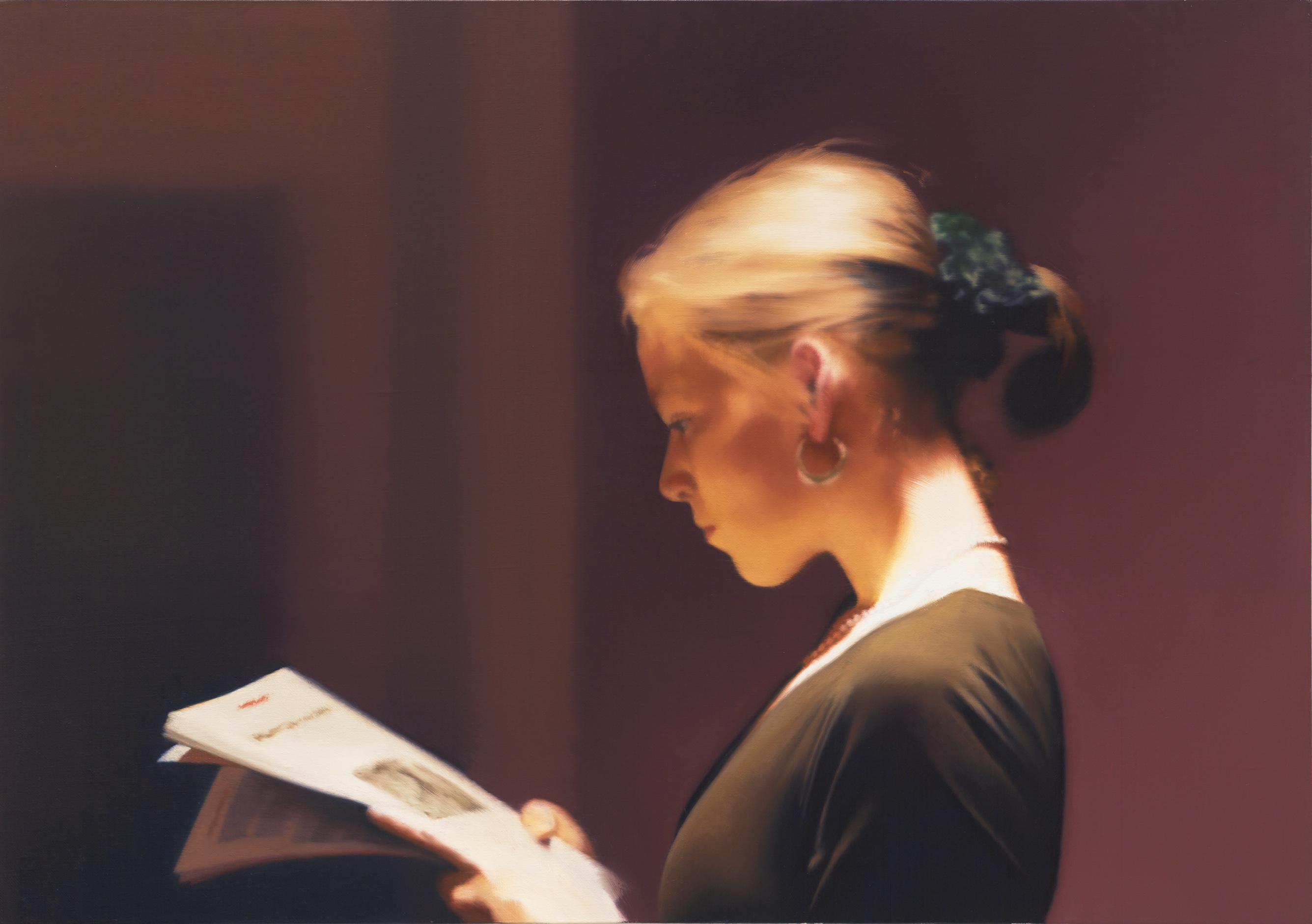 The Reader by Gerhard Richter - 1994 - 72 x 102 cm SFMOMA San Francisco Museum of Art