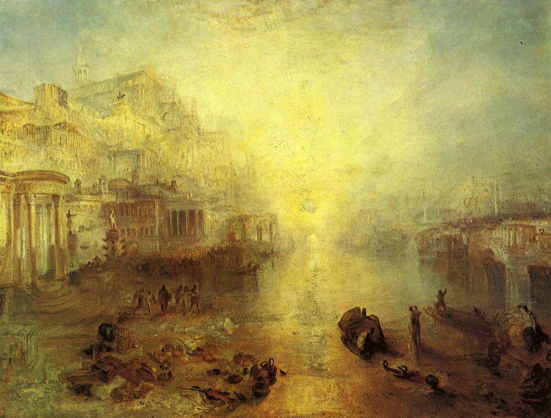 Ovid Banished from Rome by Joseph Mallord William Turner - 1838 - 125 x 94.6 cm private collection