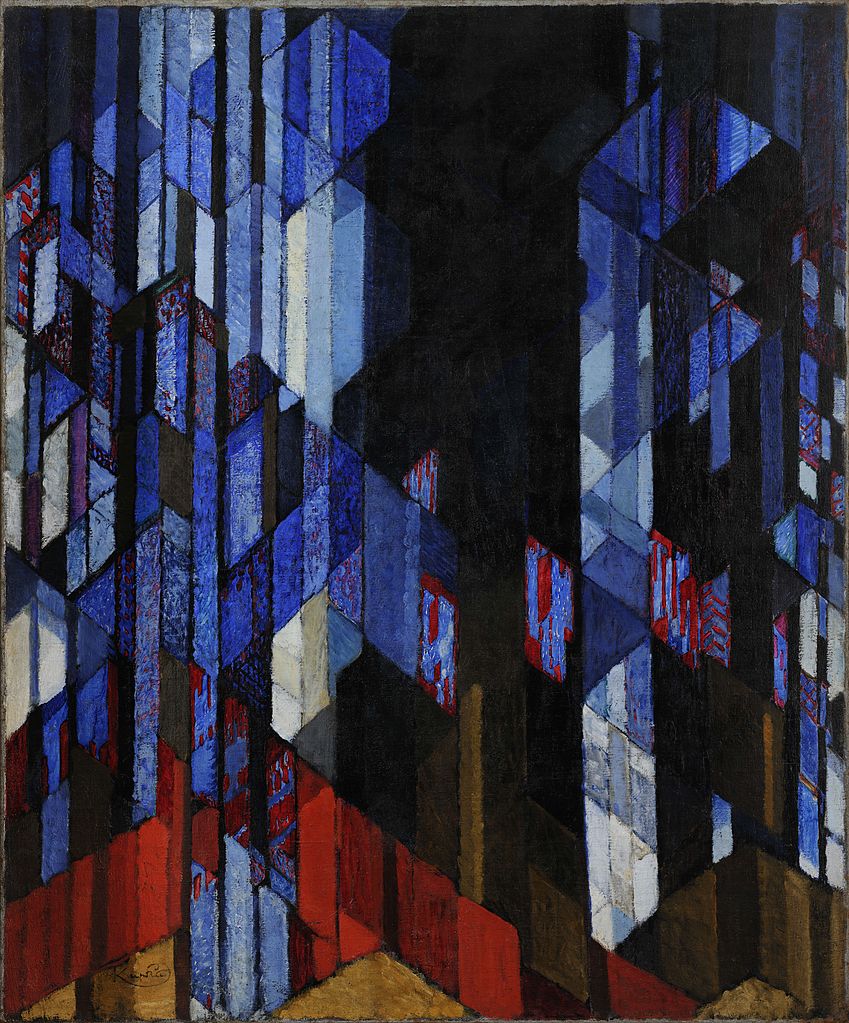 La cattedrale by František Kupka  - 1912-1913 - 150 x 180 cm 
