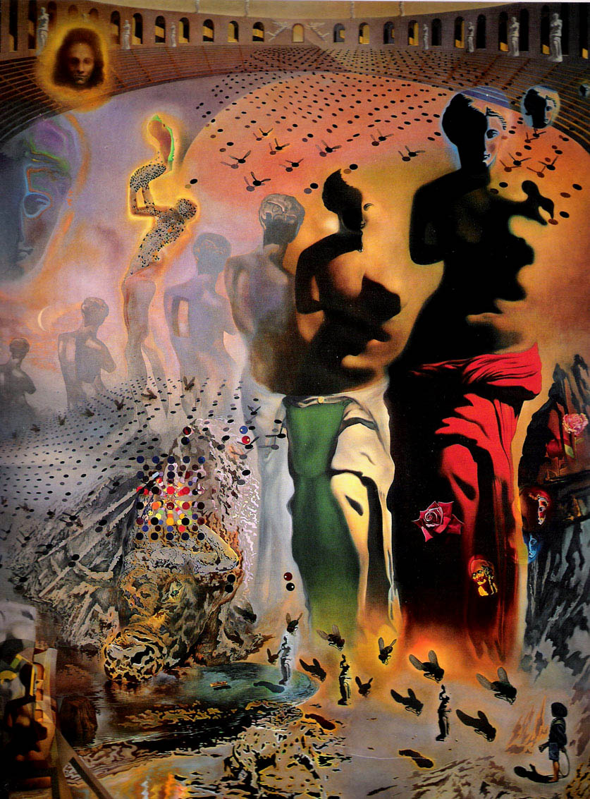 Halucinogenní toreador by Salvador Dalí - 1968-1970 - 398,8 cm × 299,7 cm 