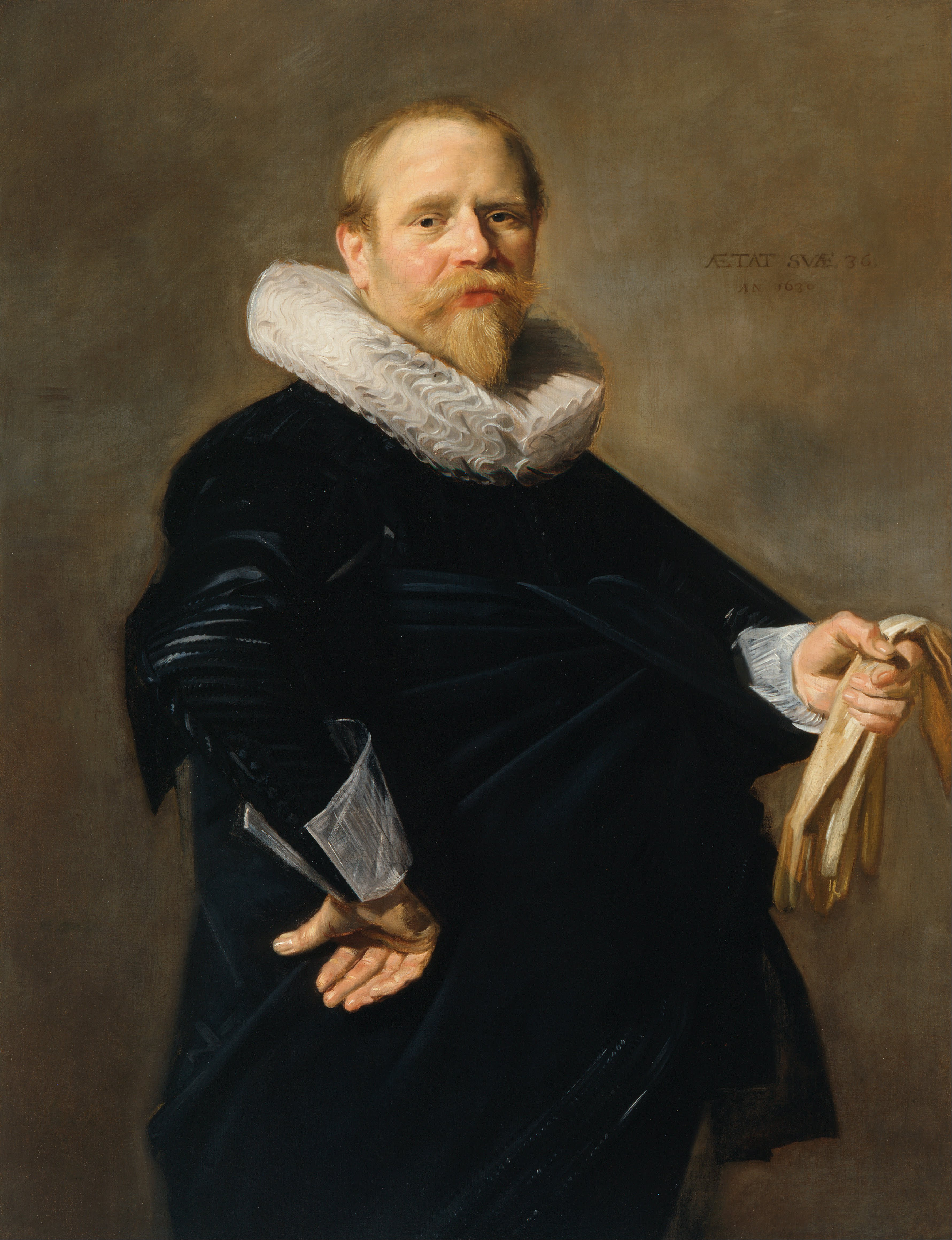 Portrait of a Man by Frans Hals - 1630 - 116.7 x 90.2 cm Royal Collection Trust