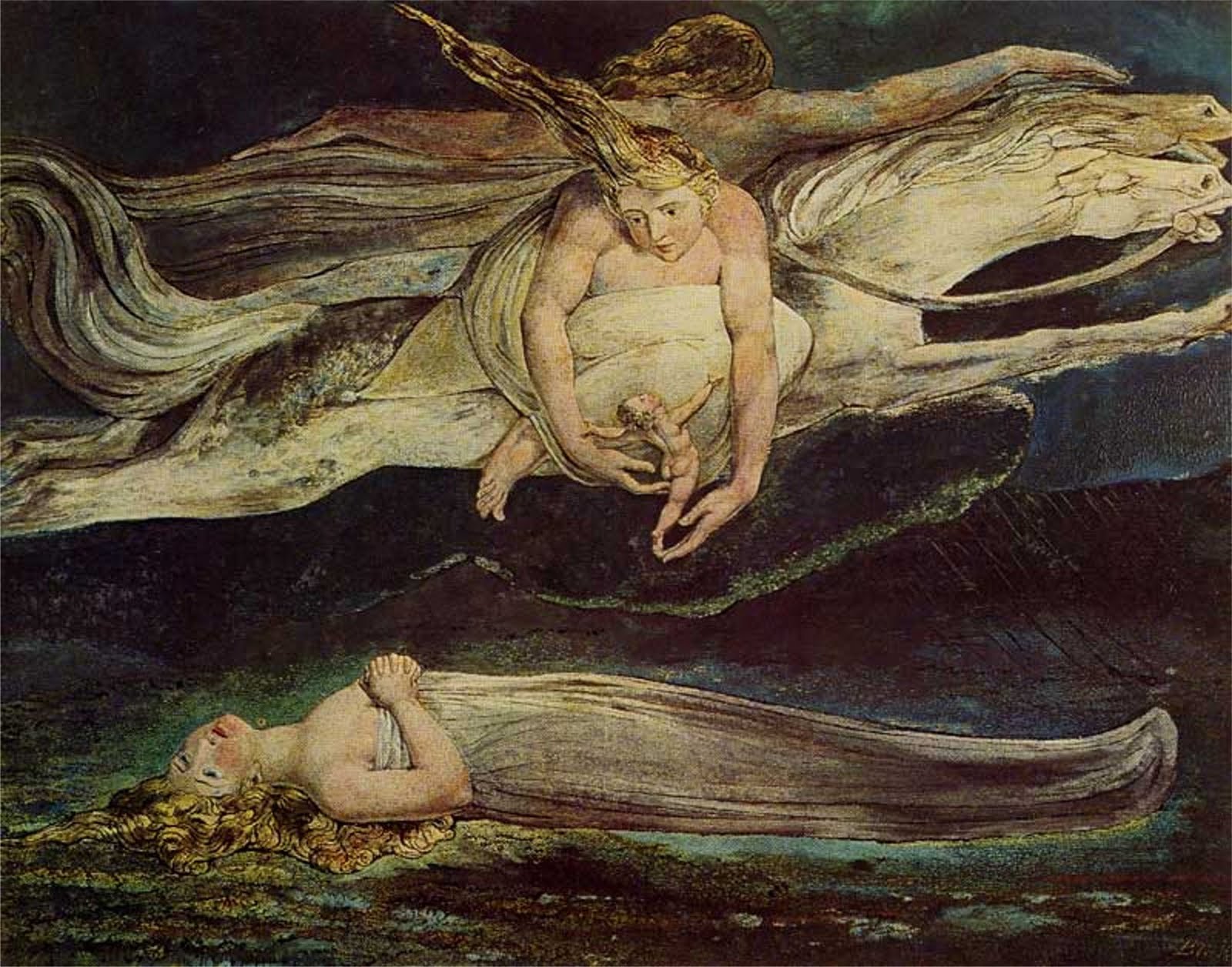 聖殤 by William Blake - 1795 - - 