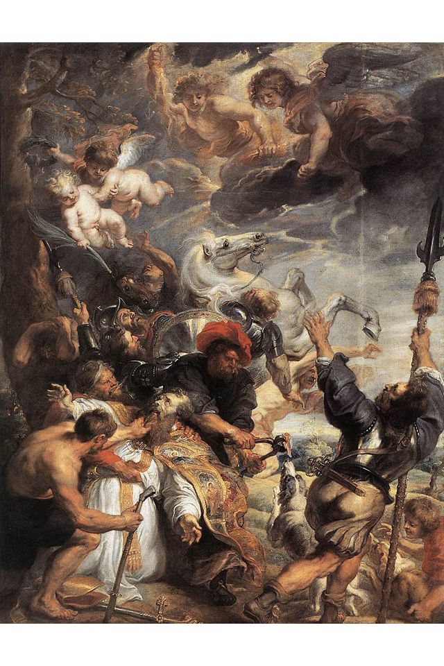 Il Martirio di St. Livino by Peter Paul Rubens - 1633 - 455 cm × 347 cm 
