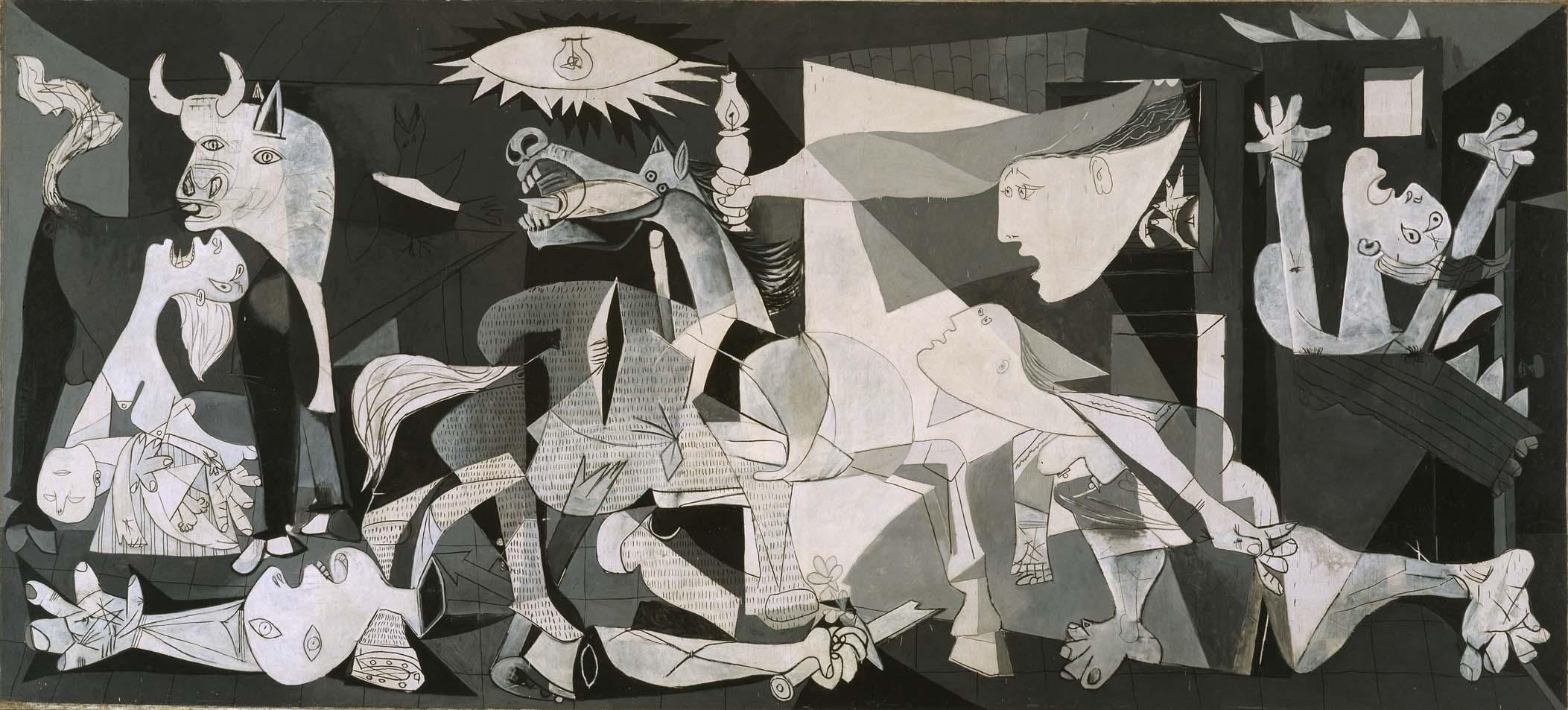 Guernica by Pablo Picasso - 1937 - 349 cm × 776 cm Museo Nacional Centro de Arte Reina Sofia