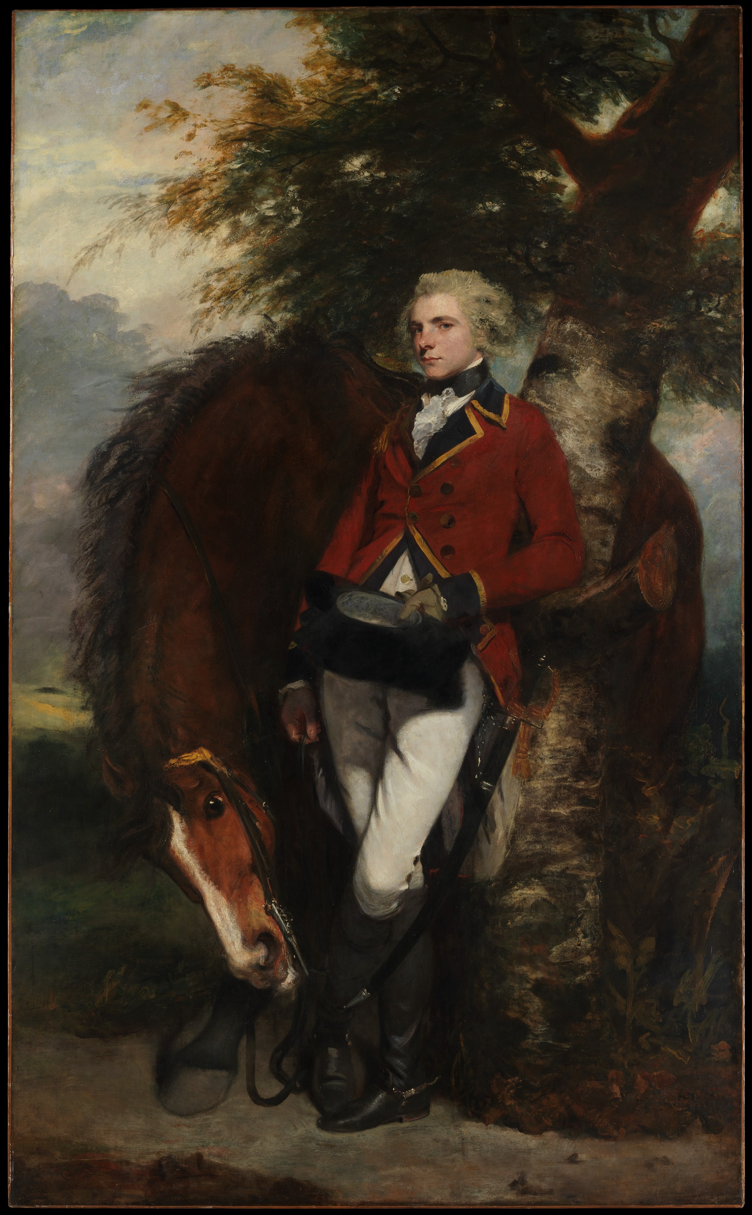 Captain George K. H. Coussmaker by Joshua Reynolds - 1782 - 238.1 x 145.4 cm private collection