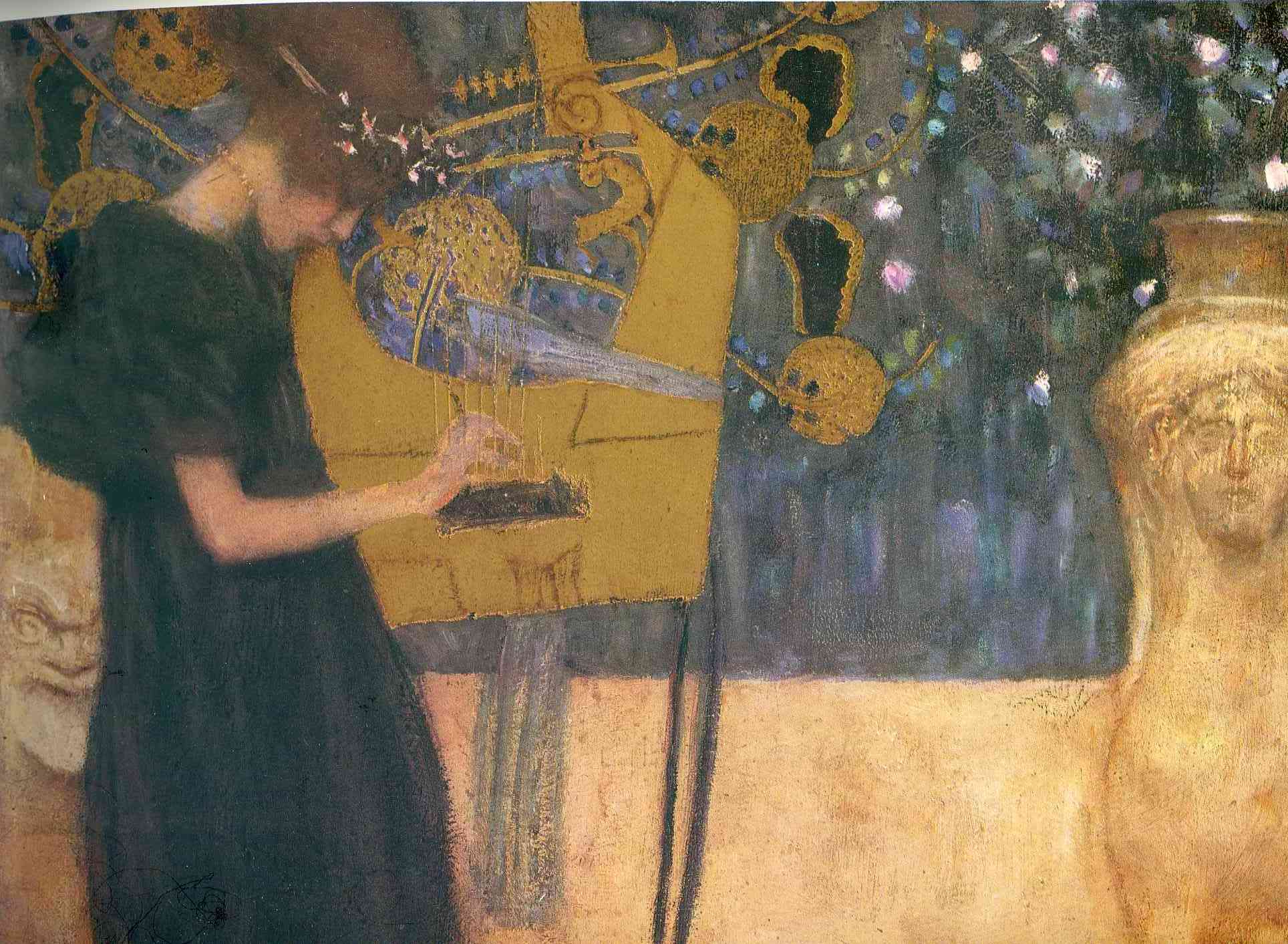 Music by Gustav Klimt - 1895 - 150 x 200 cm Österreichische Galerie Belvedere