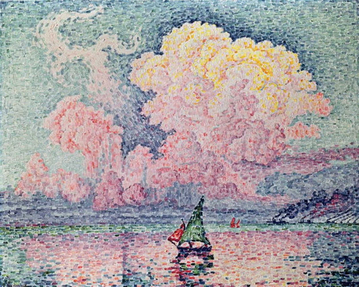 Αντίμπ, το ροζ σύννεφο by Paul Signac - 1916 - 92 x 73 εκ. 