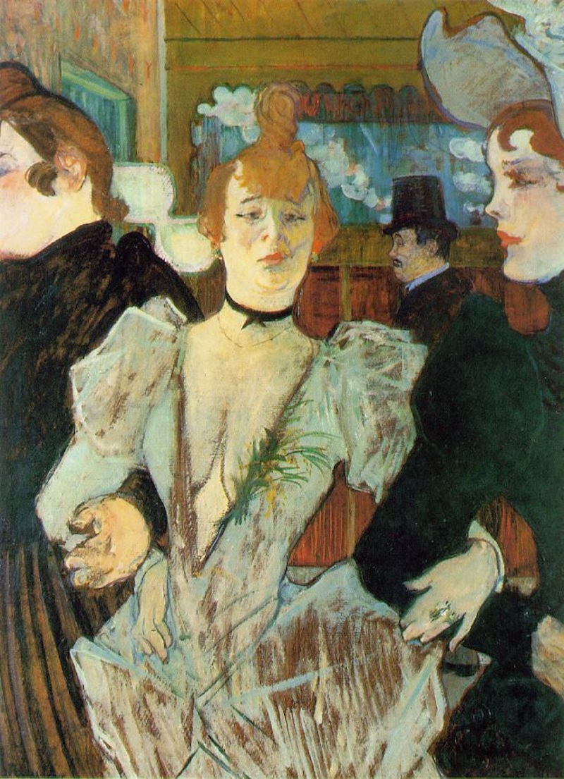 La Goulue en el Moulin Rouge by Henri de Toulouse-Lautrec - 1891-92 Museum of Modern Art