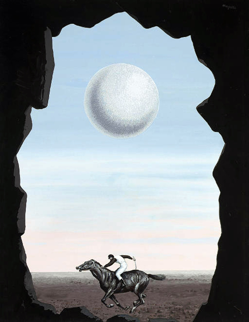 O Jóquei Perdido by René Magritte - 1948 coleção privada