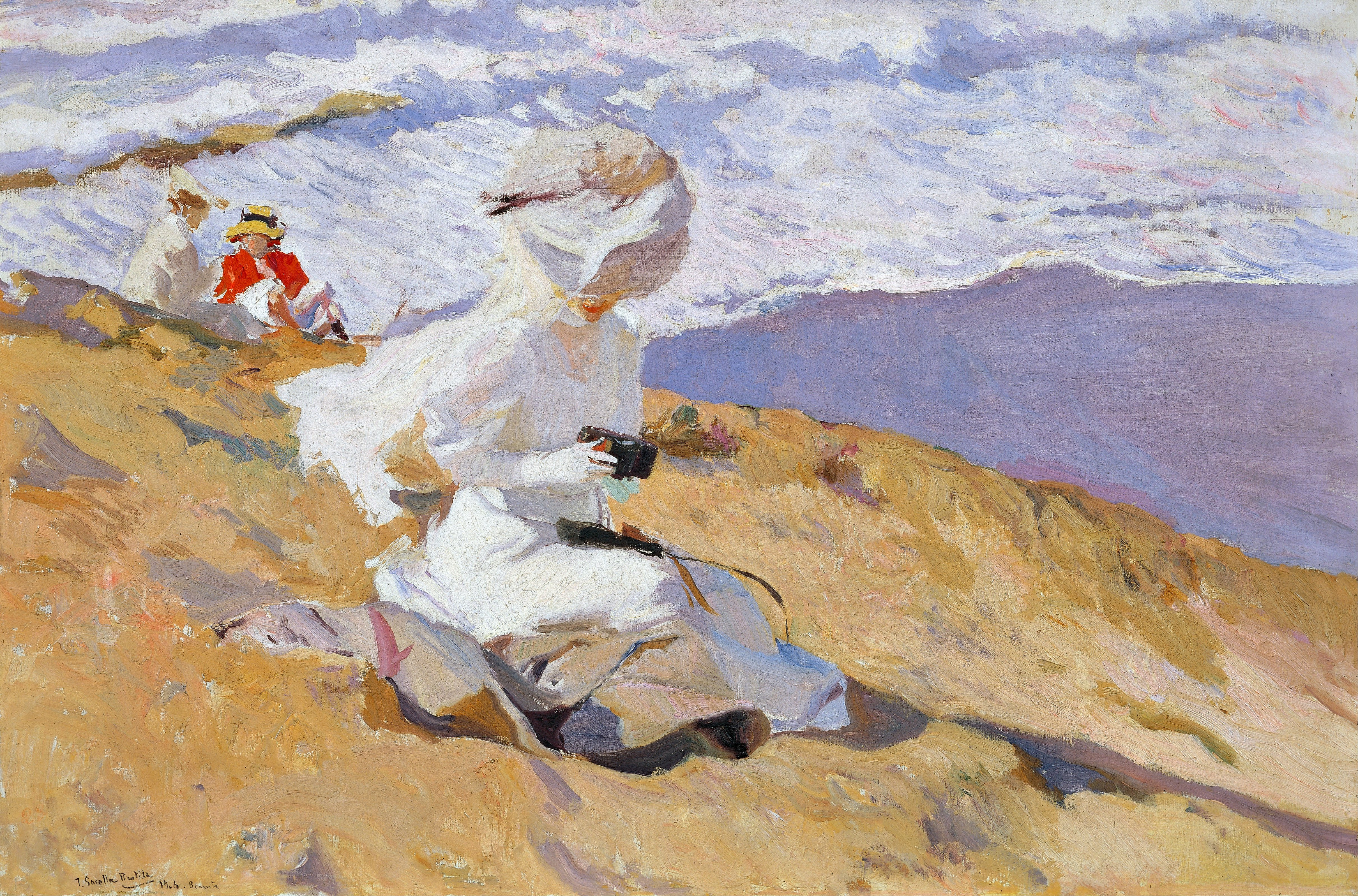 Surprinzând momentul by Joaquín Sorolla - 1906 - 62 x 93,5 cm 