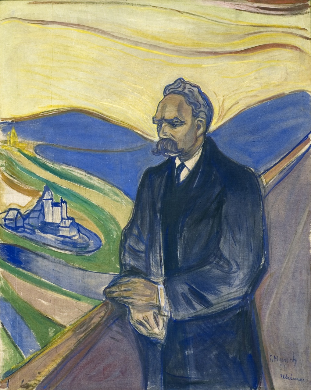 Friedrich Nietzsche by Edvard Munch - 1906 - - Thielska Galleriet