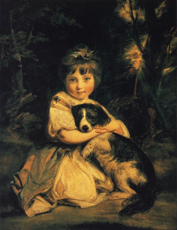 Мисс Боулз by Joshua Reynolds - 1775 - 91 x 70,9 см 