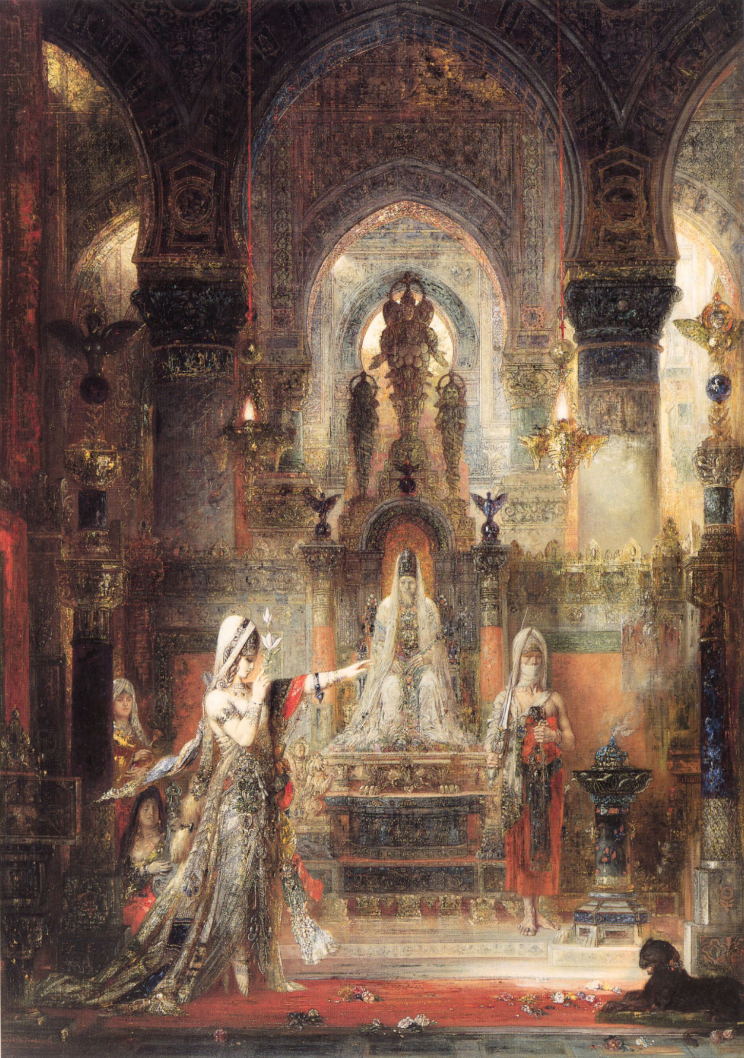 Η Σαλώμη χορεύει μπροστά στον Ηρώδη by Γκουστάβ Μορώ - 1876 - 103,5 x 144 εκ. 