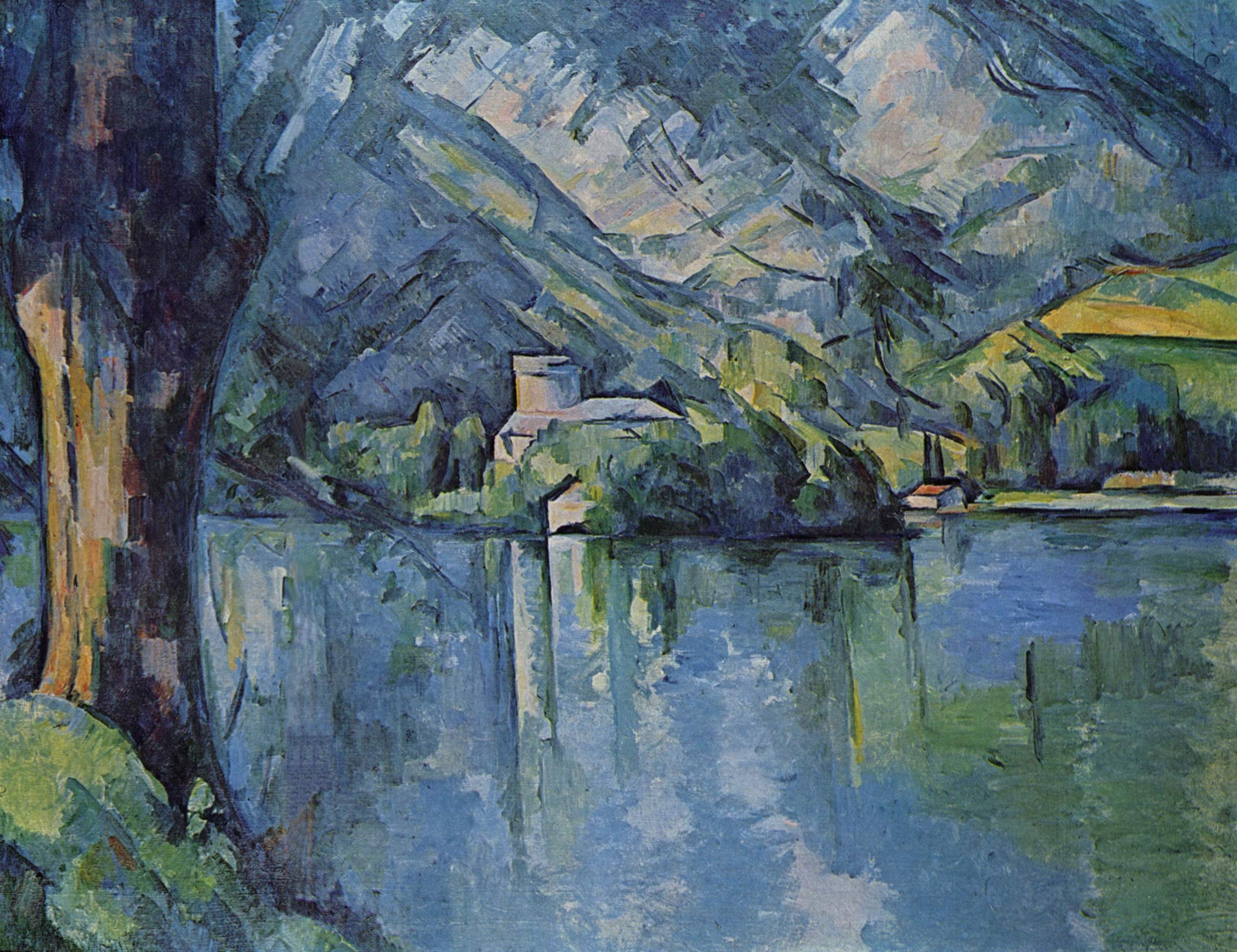 Lac d'Annecy by Paul Cézanne - 1896 - 81 x 65 cm The Courtauld Gallery