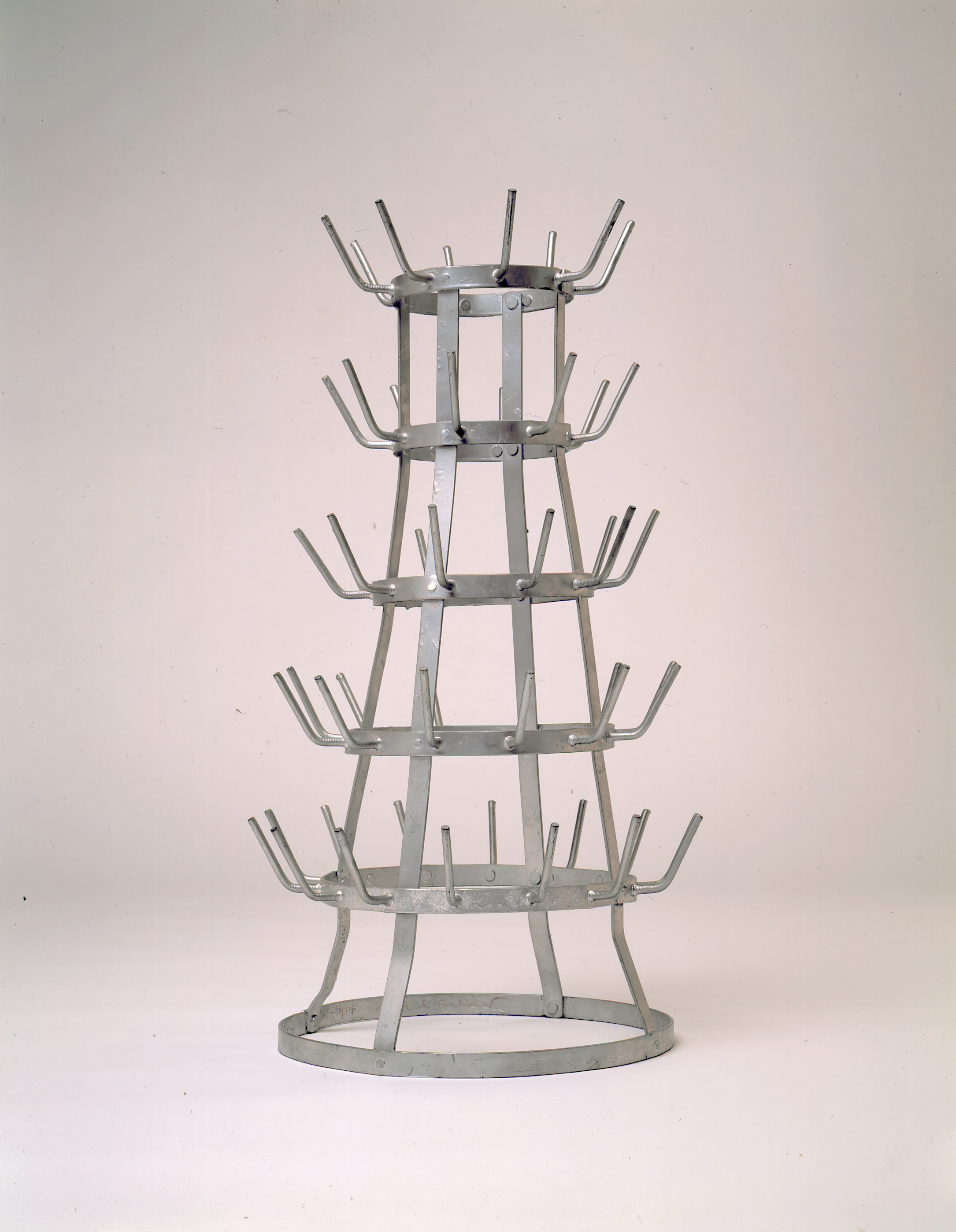 Bottlerack by Marcel Duchamp - 1914 - 59 x 37 cm original lost