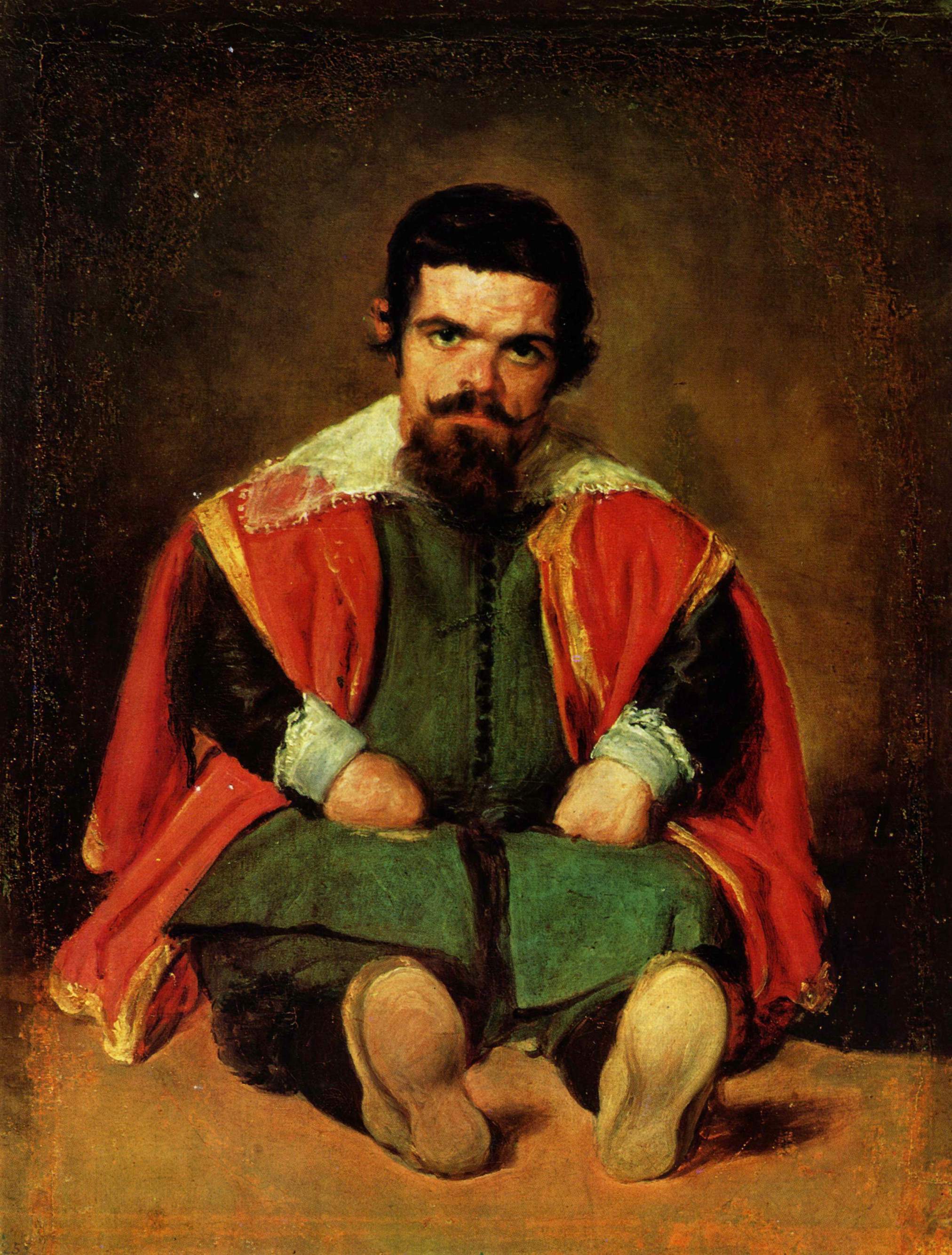 Sebastián de Morra by Diego Velázquez - vers 1645 - 106.5 × 81.5 cm Museo del Prado