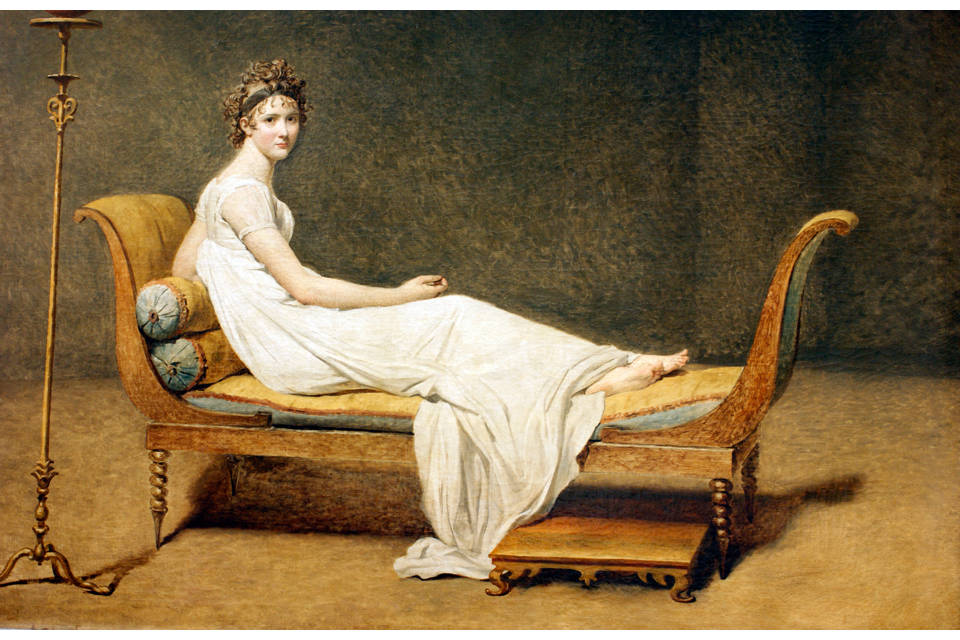 Portrait of Madame Récamier by Jacques-Louis David - circa 1800 - 173 × 243 cm Musée du Louvre