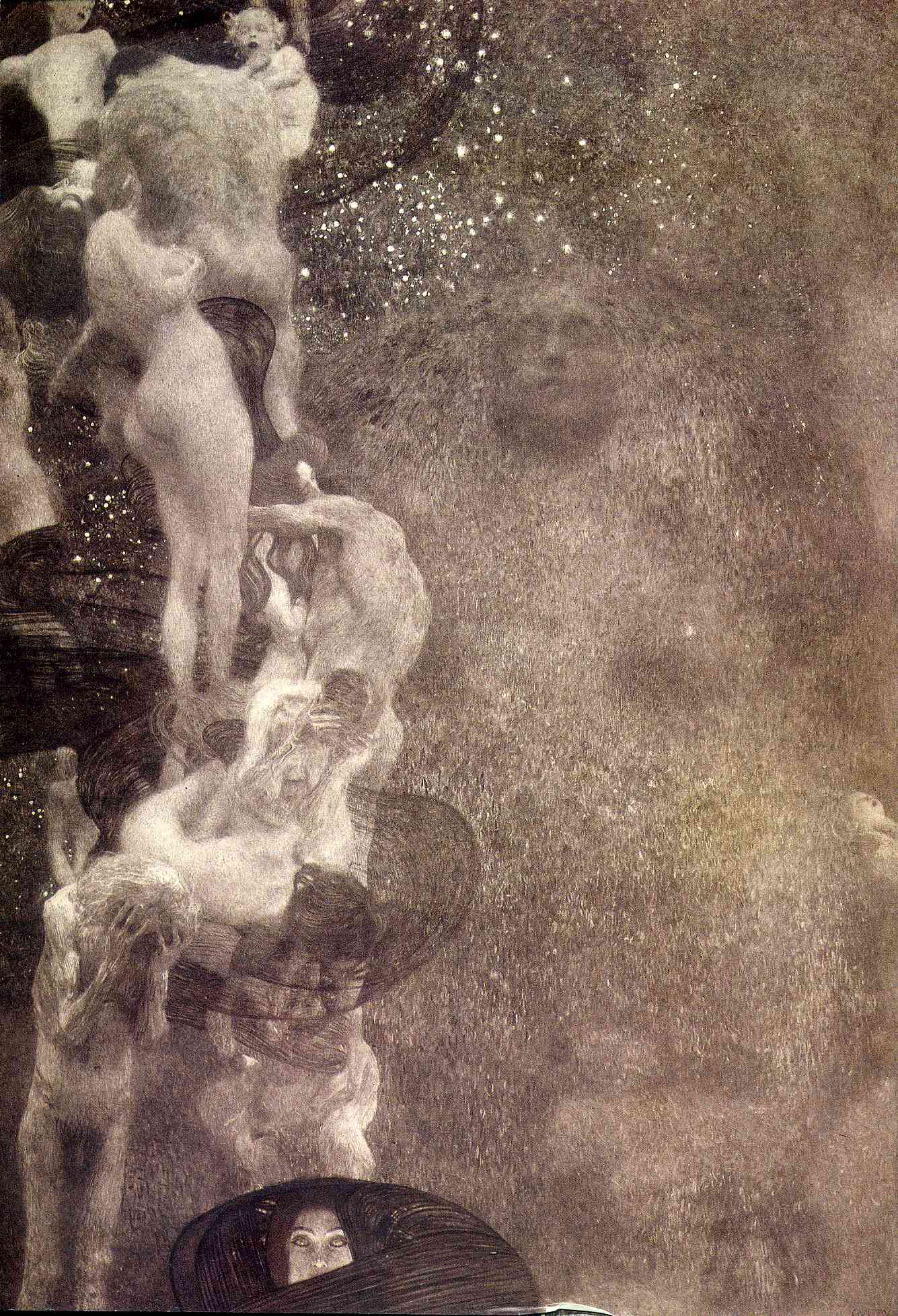 Philosophy by Gustav Klimt - 1890 - - destroyed