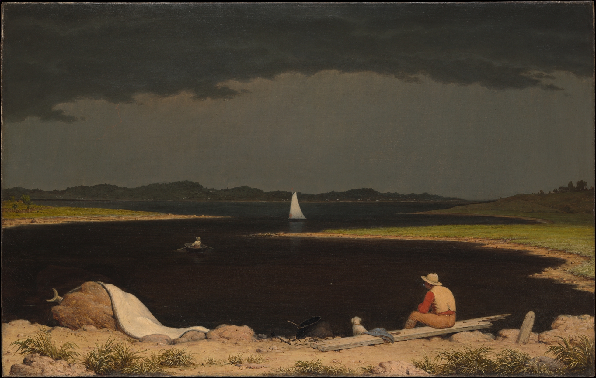 Yaklaşan Fırtına by Martin Johnson Heade - 1859 - 71.1 x 111.8cm 