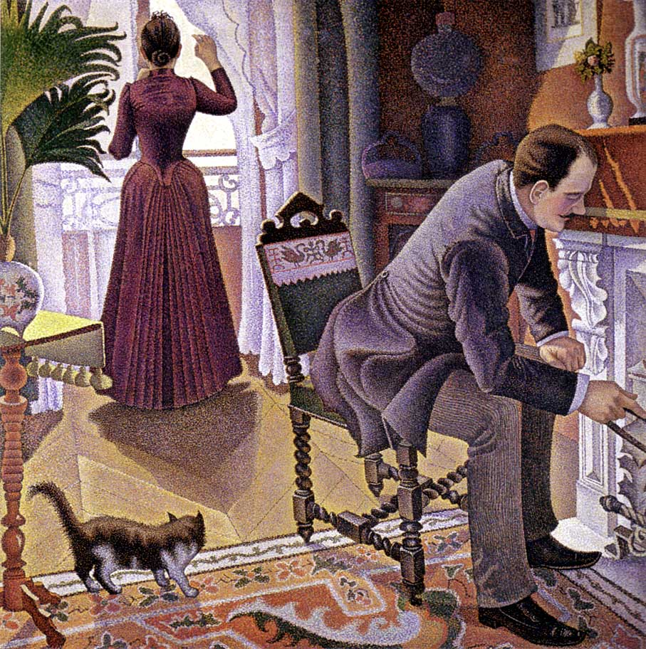 Sunday by Paul Signac - 1889-1890 - 150 × 150 cm private collection
