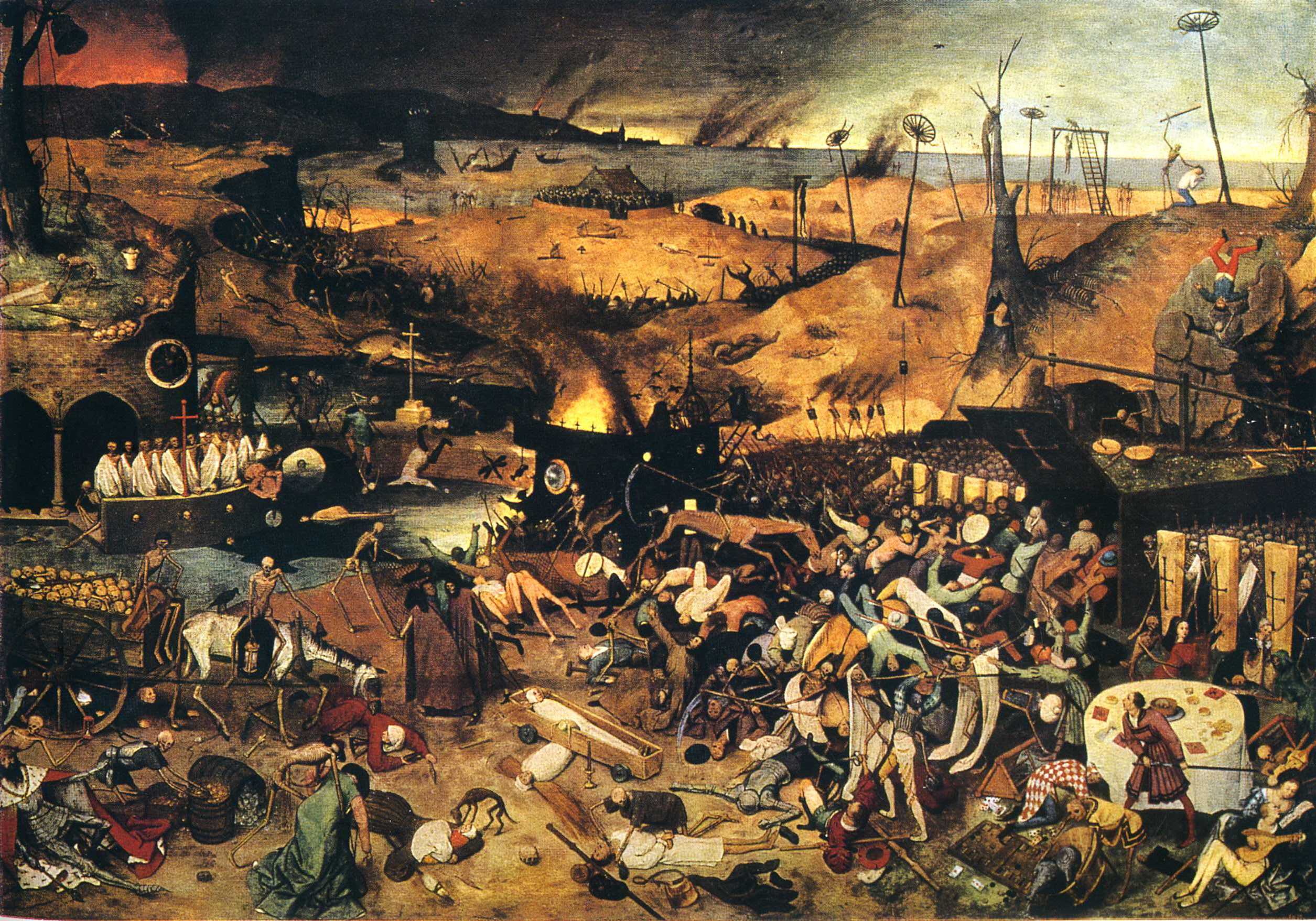 死神的胜利 by 老彼得· 勃鲁盖尔 - 约1562 - 117 x 162 cm 