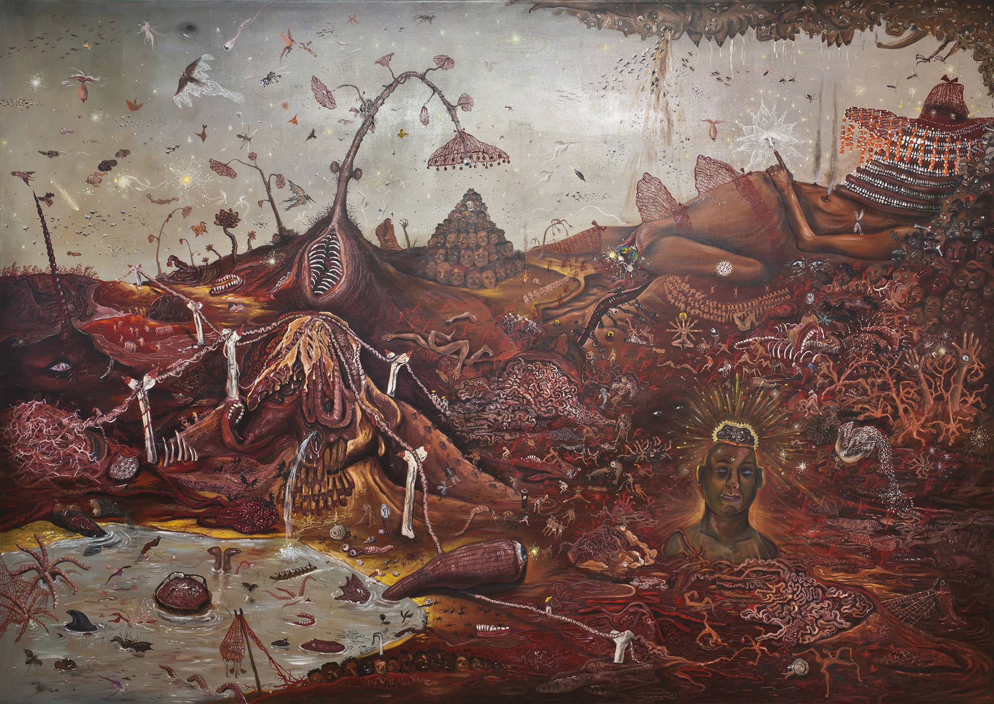 兽人（Bestiarium） by 雅库布 齐奥尔科夫斯基 - 2013 - 200 x 300 cm 