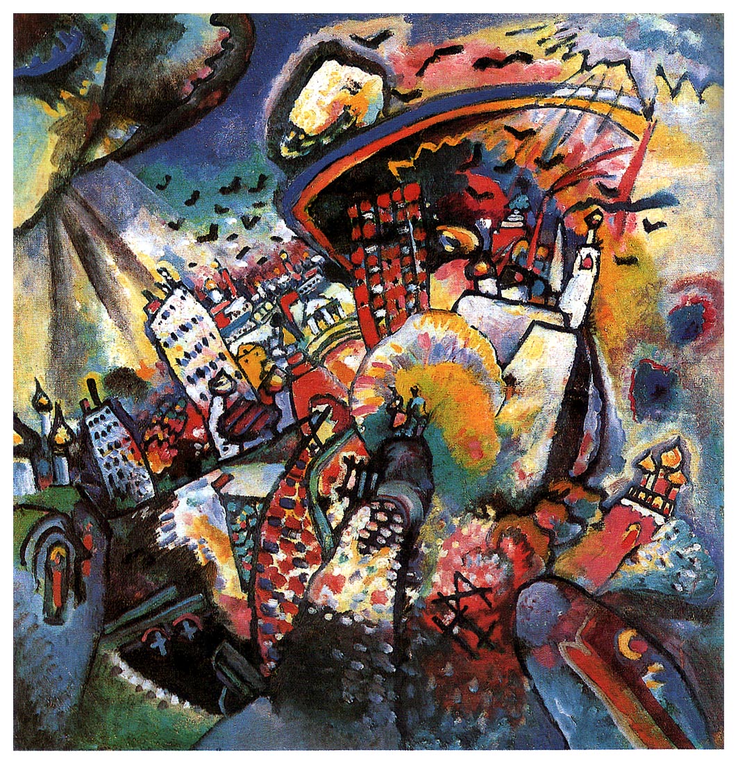 Moscú I by Wassily Kandinsky - 1916 Galería Estatal Tretiakov