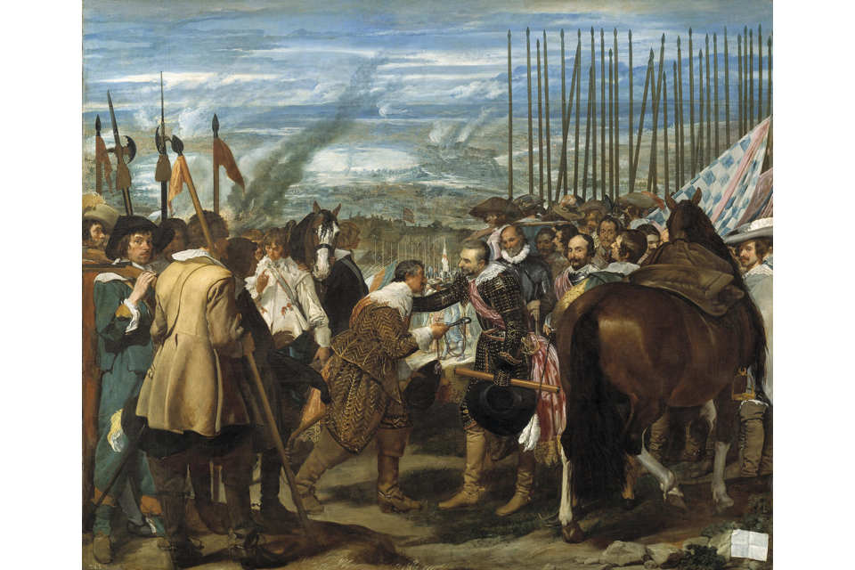 The Surrender of Breda by Diego Velázquez - 1634–35 - 307 cm × 367 cm Museo del Prado
